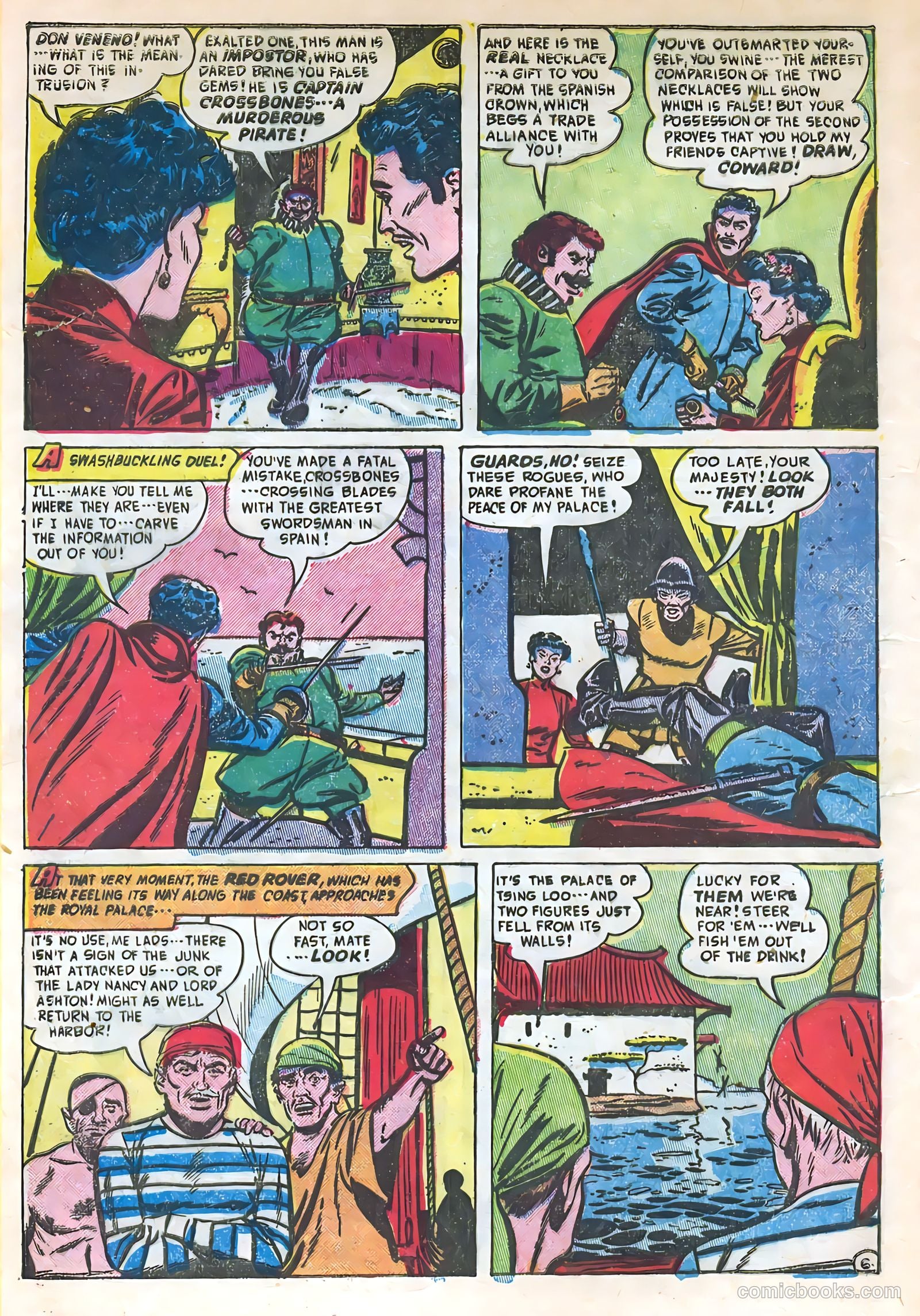 Soldiers of Fortune #9 (1952, Creston Publications Corp.) — page 20 of 36