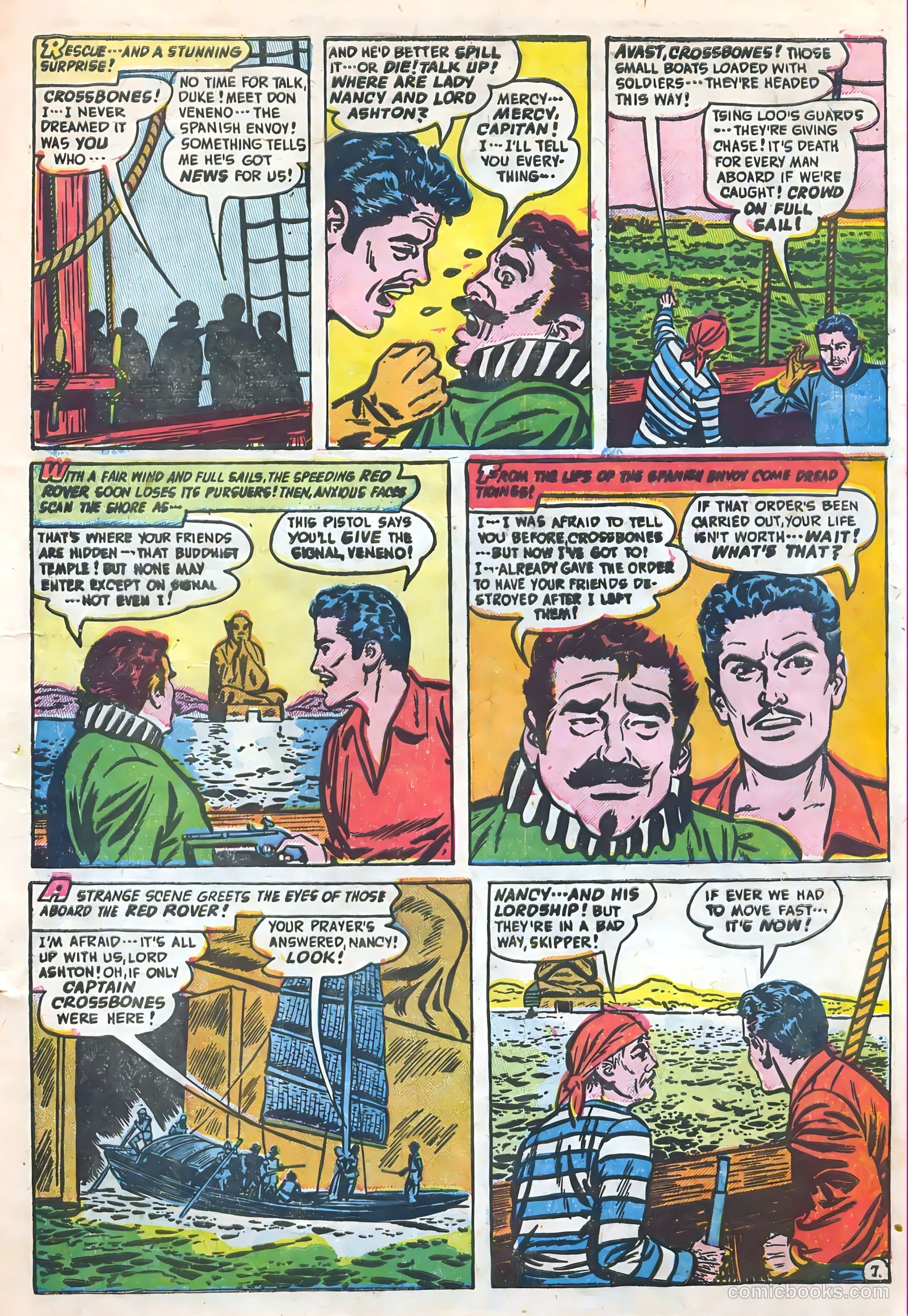 Soldiers of Fortune #9 (1952, Creston Publications Corp.) — page 21 of 36