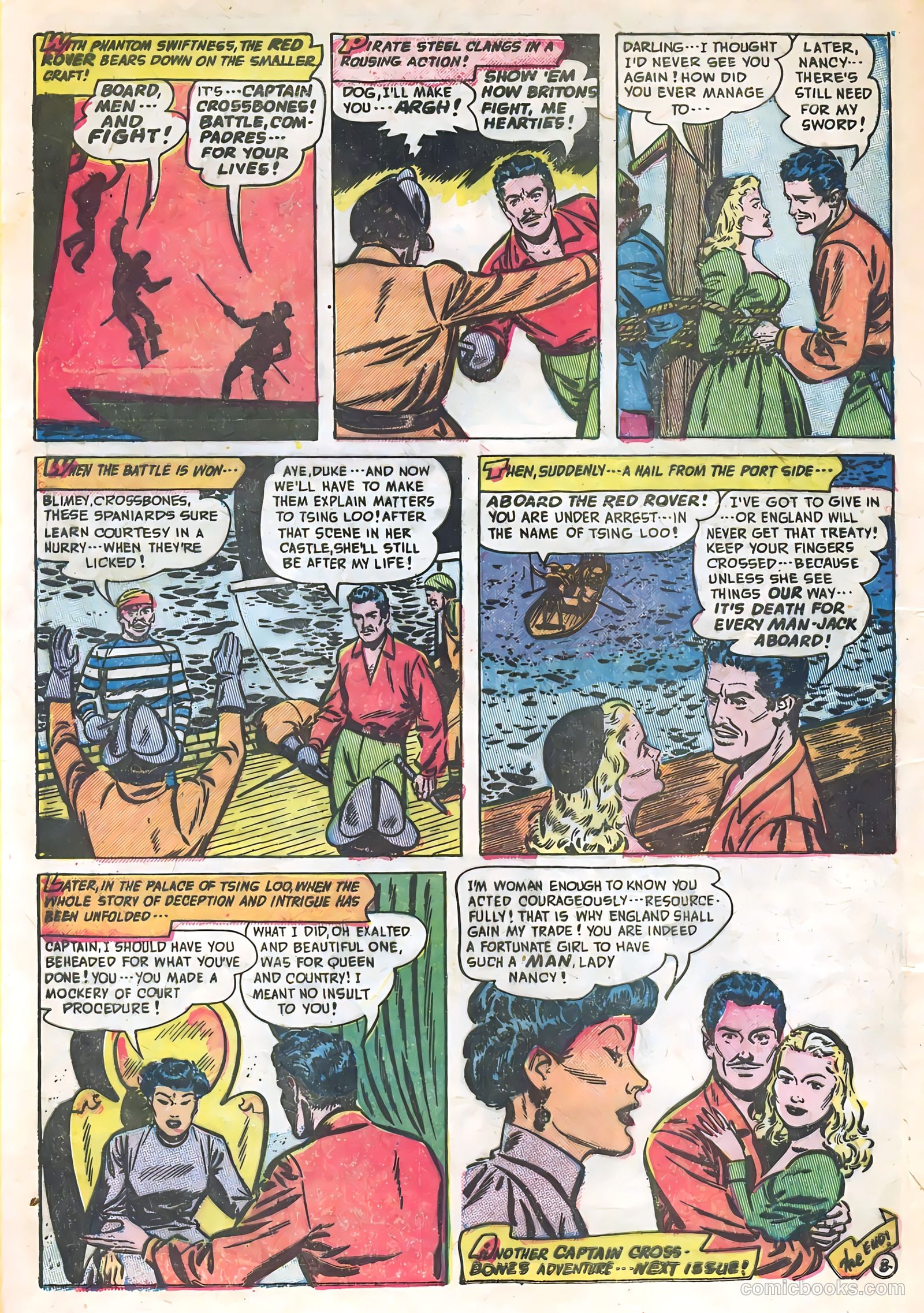 Soldiers of Fortune #9 (1952, Creston Publications Corp.) — page 22 of 36
