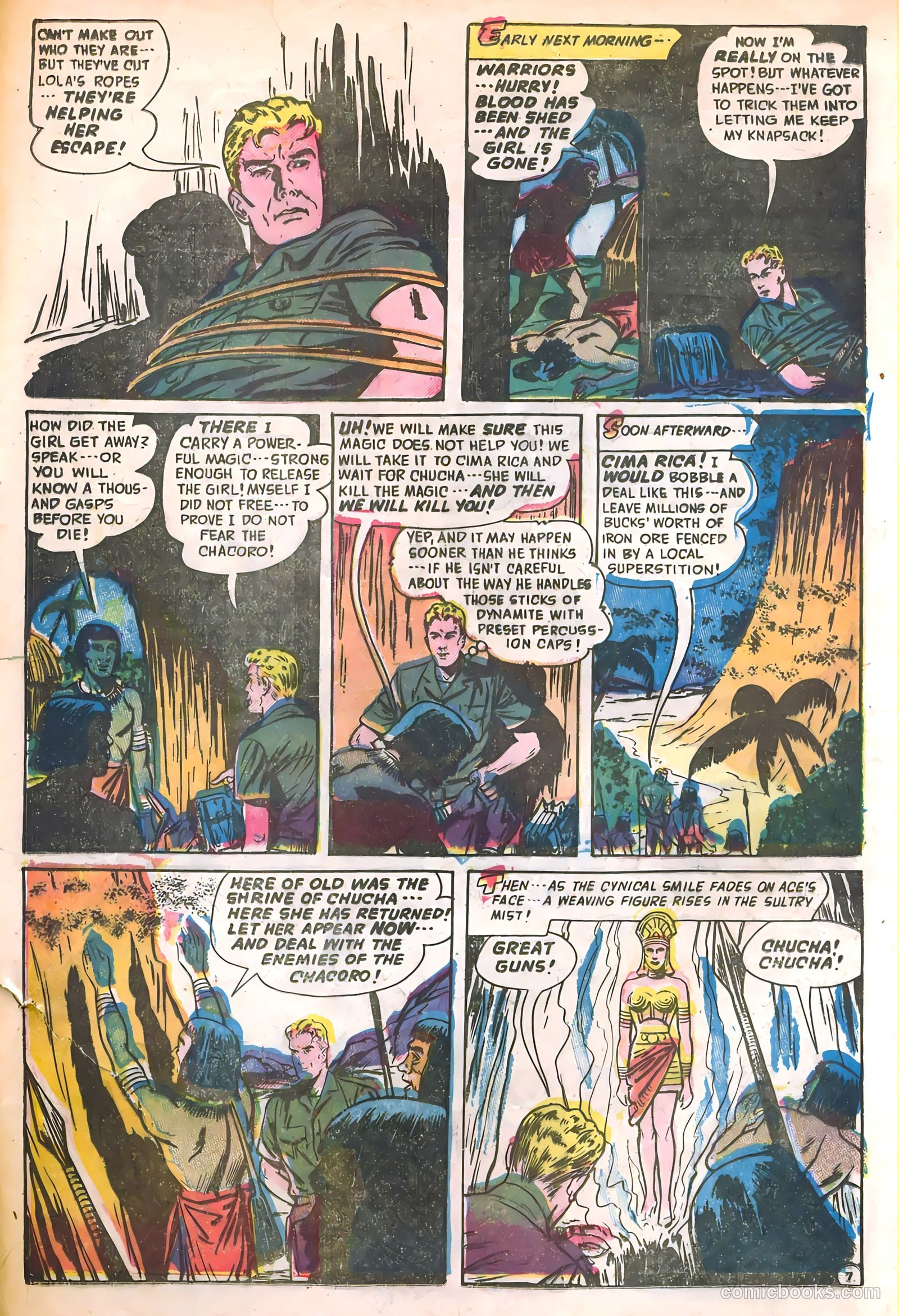 Soldiers of Fortune #9 (1952, Creston Publications Corp.) — page 31 of 36