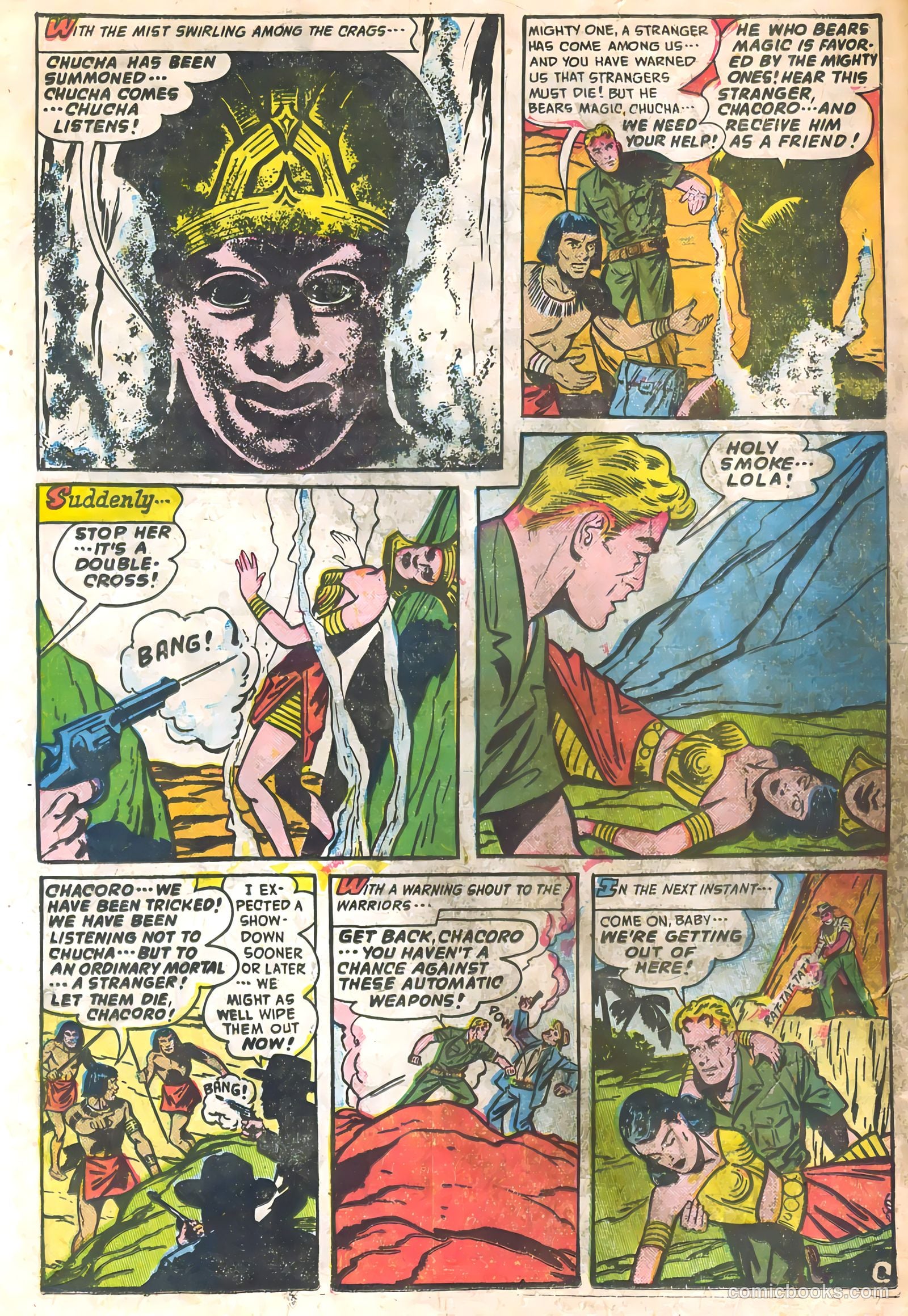 Soldiers of Fortune #9 (1952, Creston Publications Corp.) — page 32 of 36
