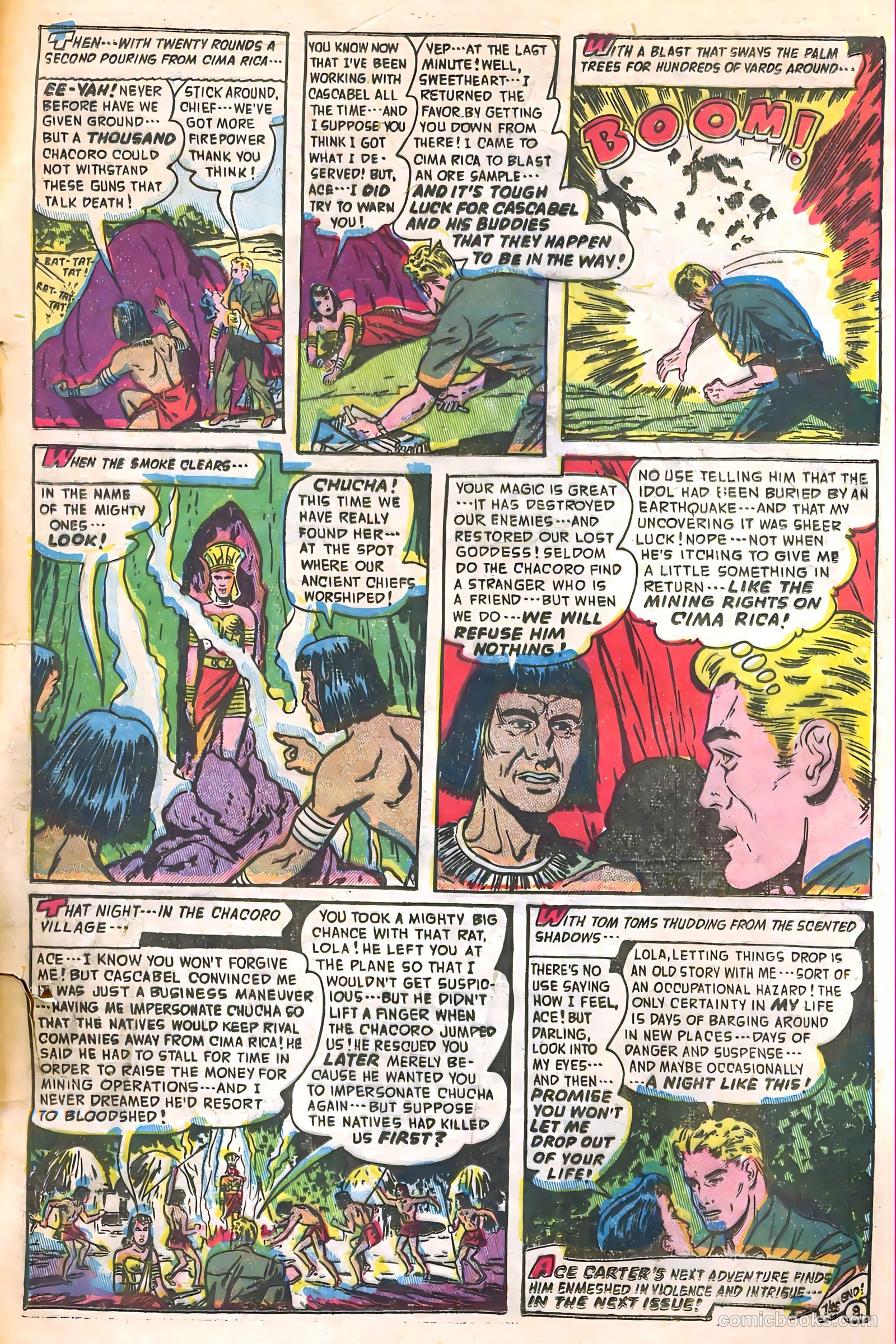 Soldiers of Fortune #9 (1952, Creston Publications Corp.) — page 33 of 36