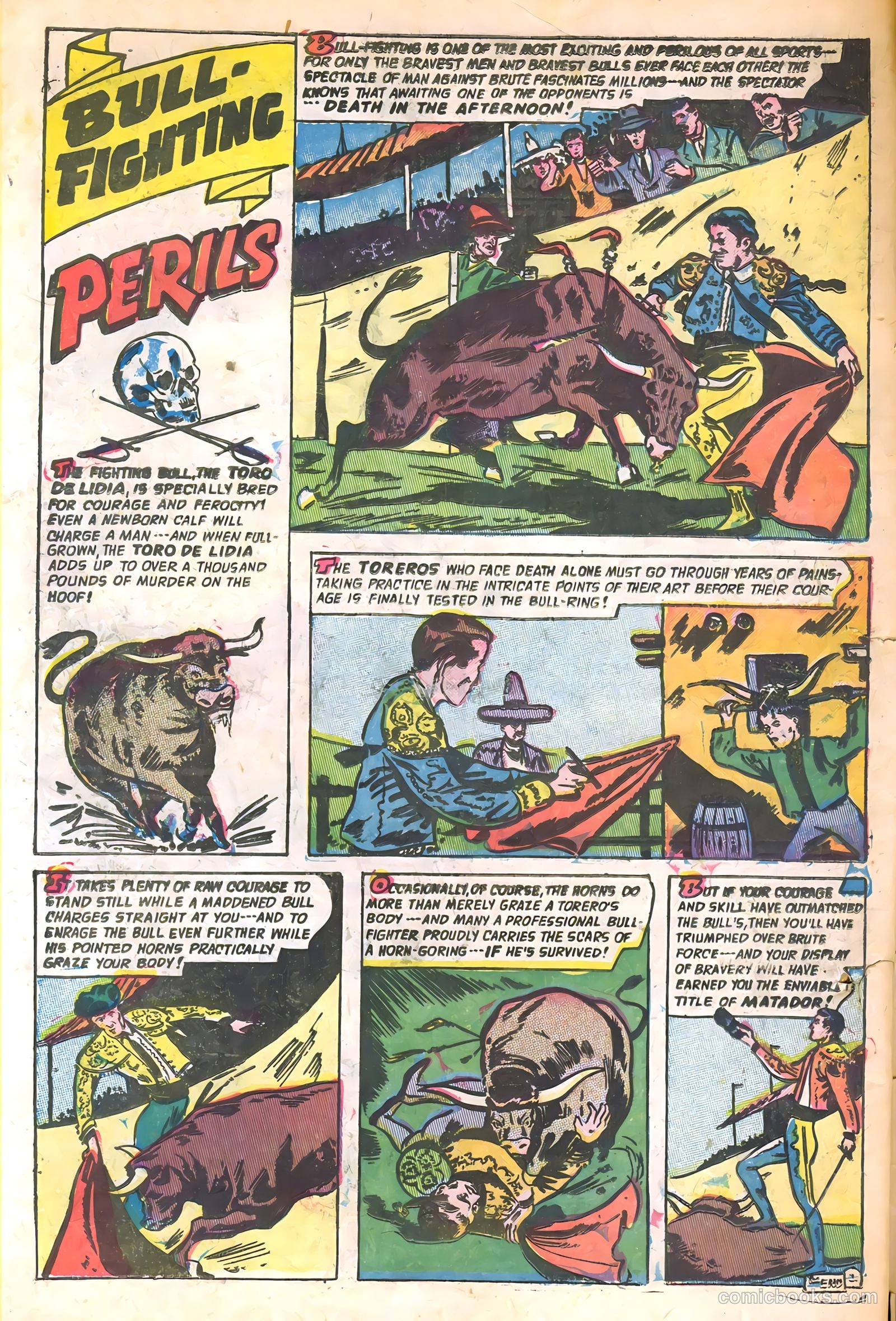 Soldiers of Fortune #9 (1952, Creston Publications Corp.) — page 34 of 36