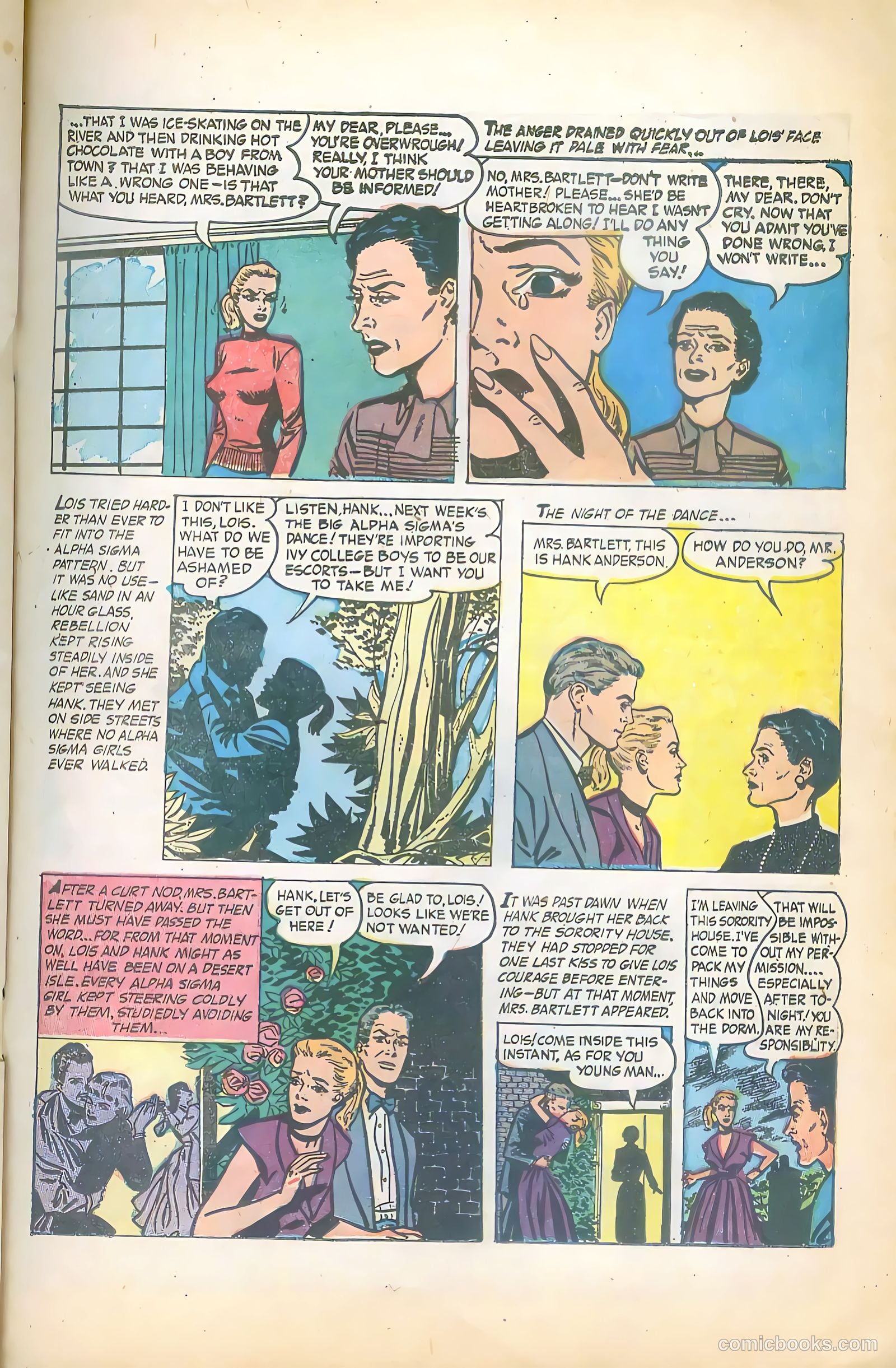 Sorority Secrets #1 (1954) — page 21