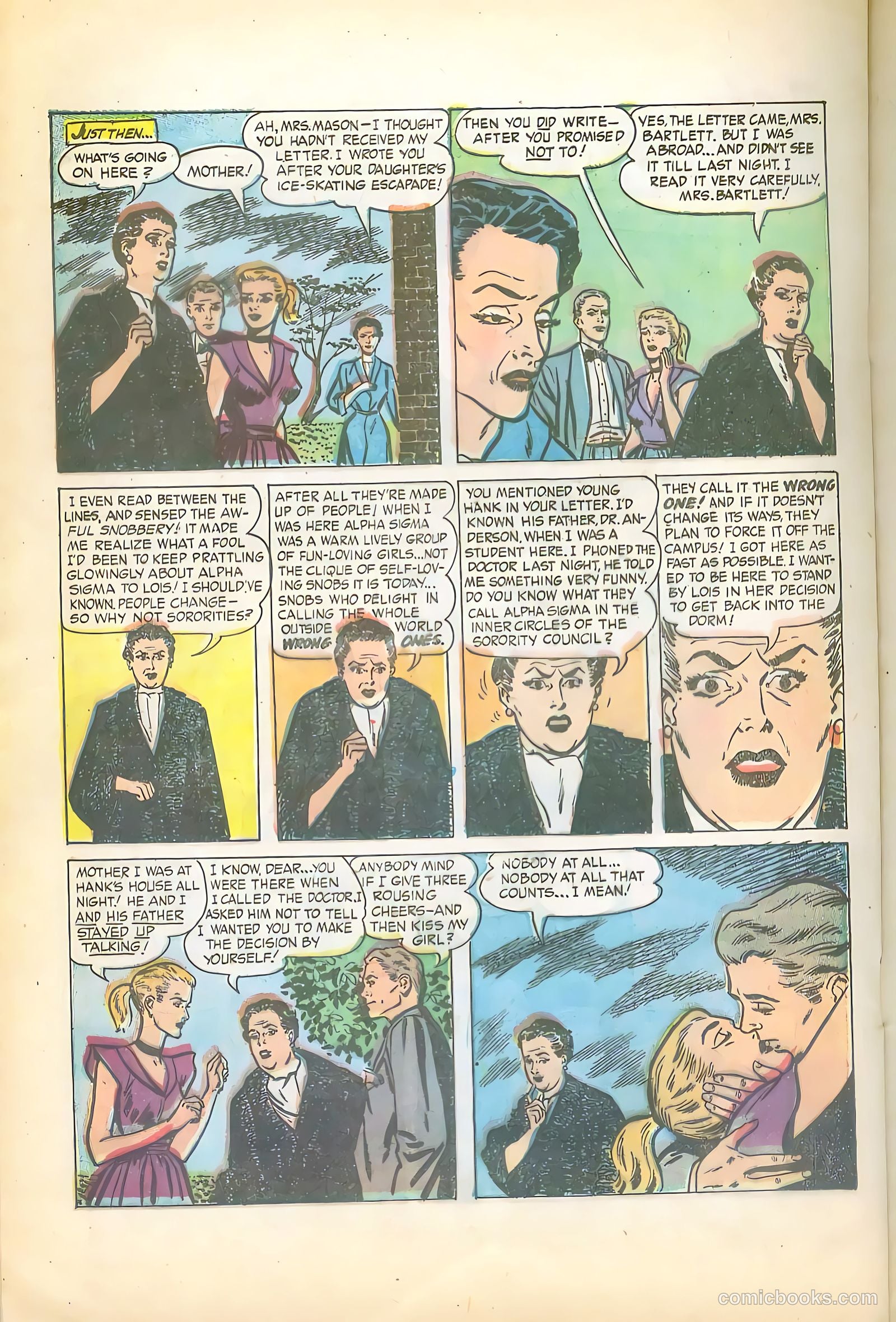 Sorority Secrets #1 (1954) — page 22