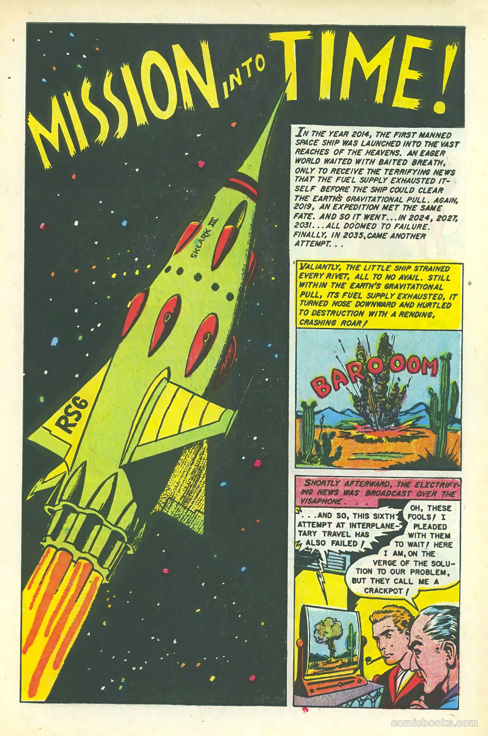 Space Action #3 (1952) — page 3 of 37