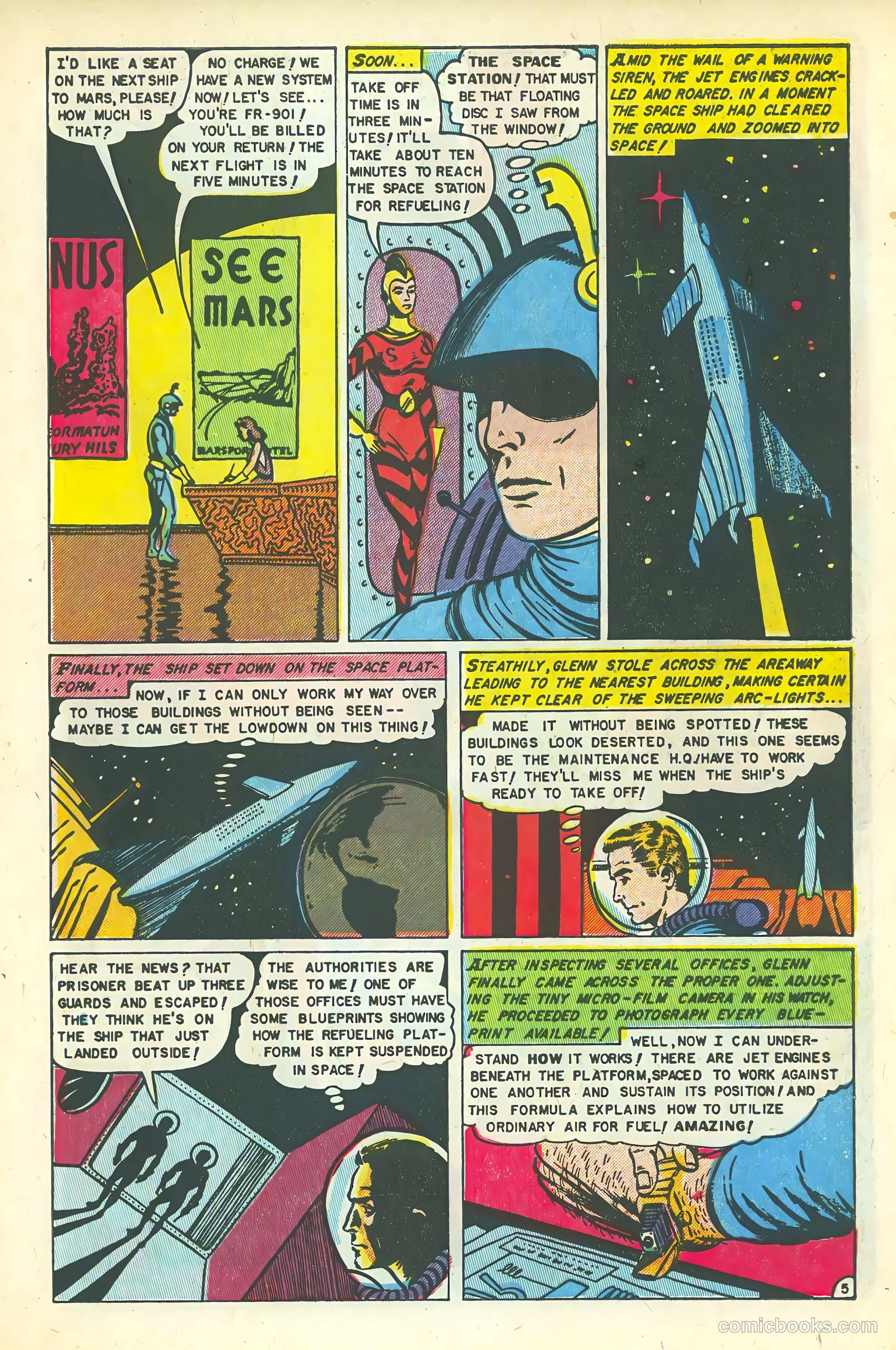 Space Action #3 (1952) — page 7 of 37