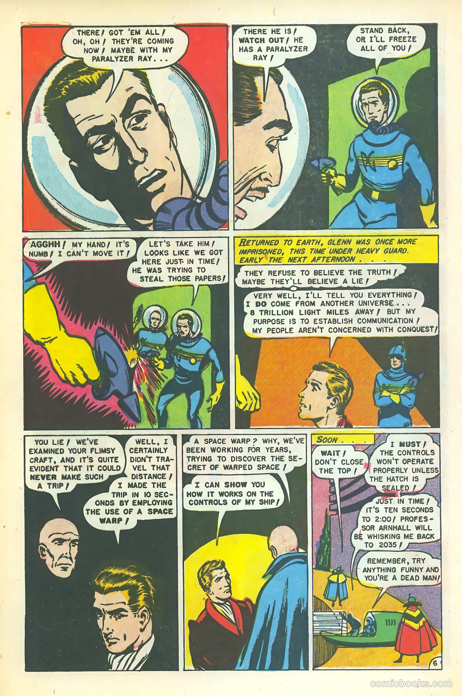 Space Action #3 (1952) — page 8 of 37
