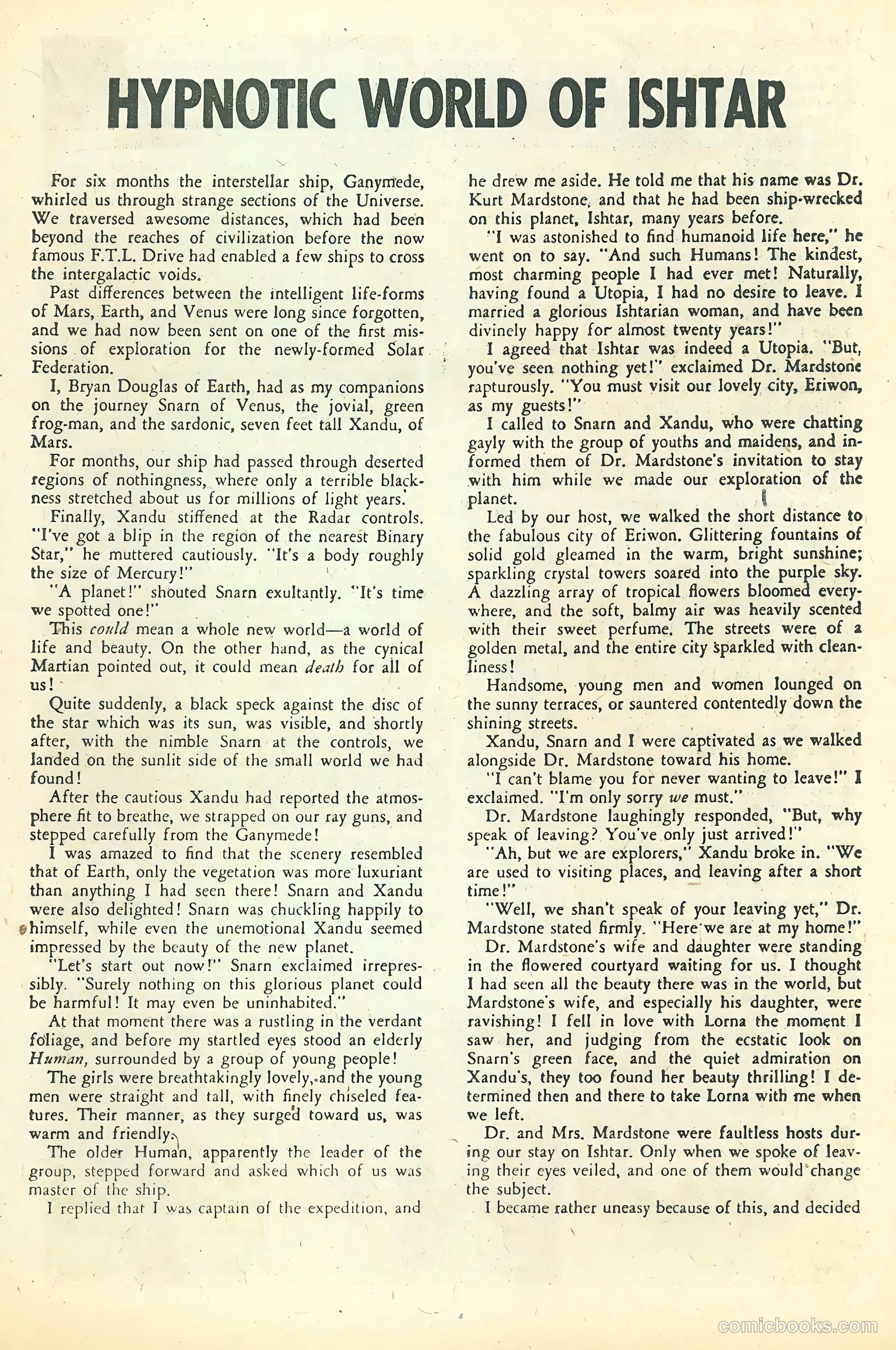 Space Action #3 (1952) — page 17 of 37