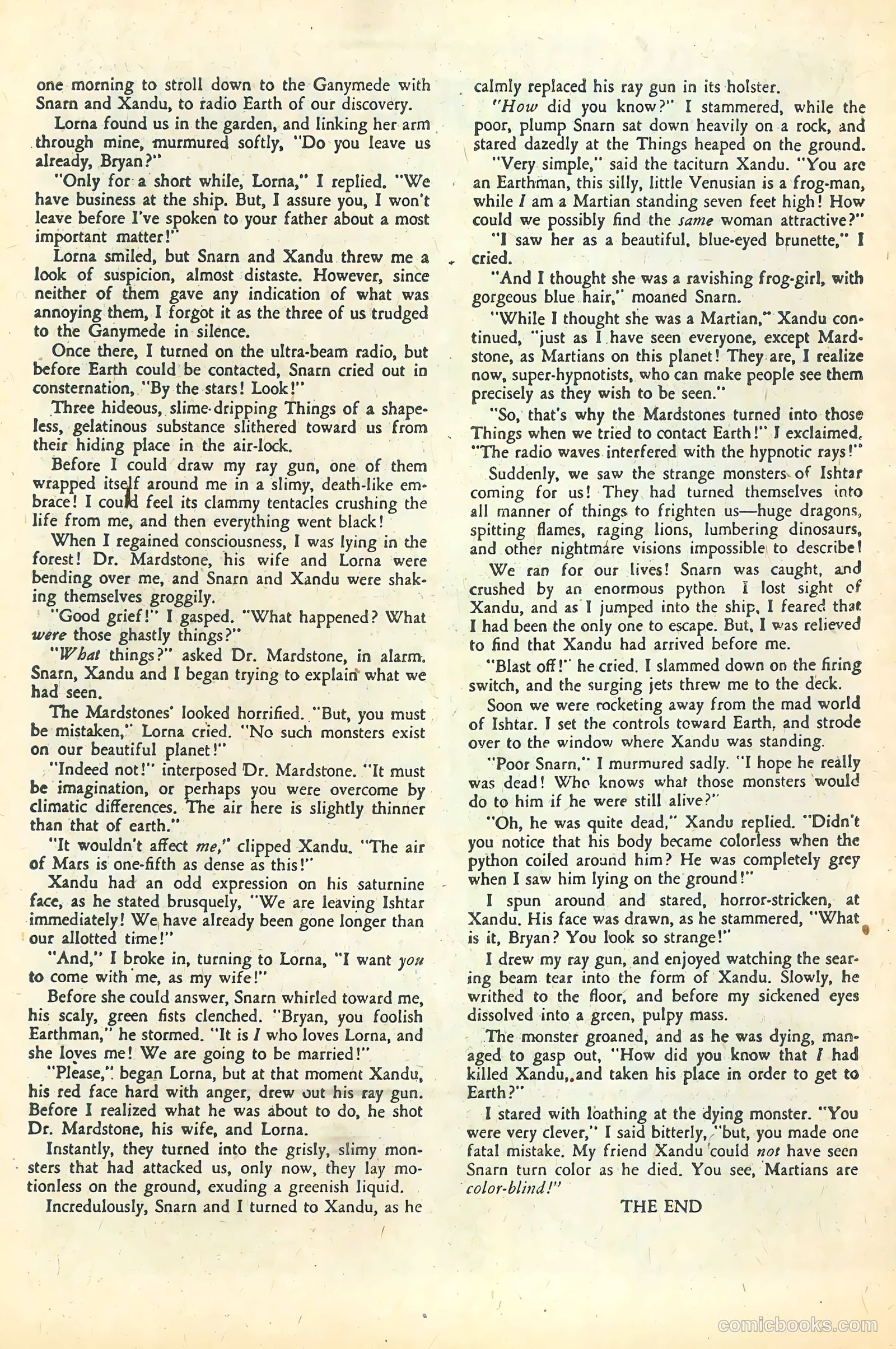 Space Action #3 (1952) — page 18 of 37