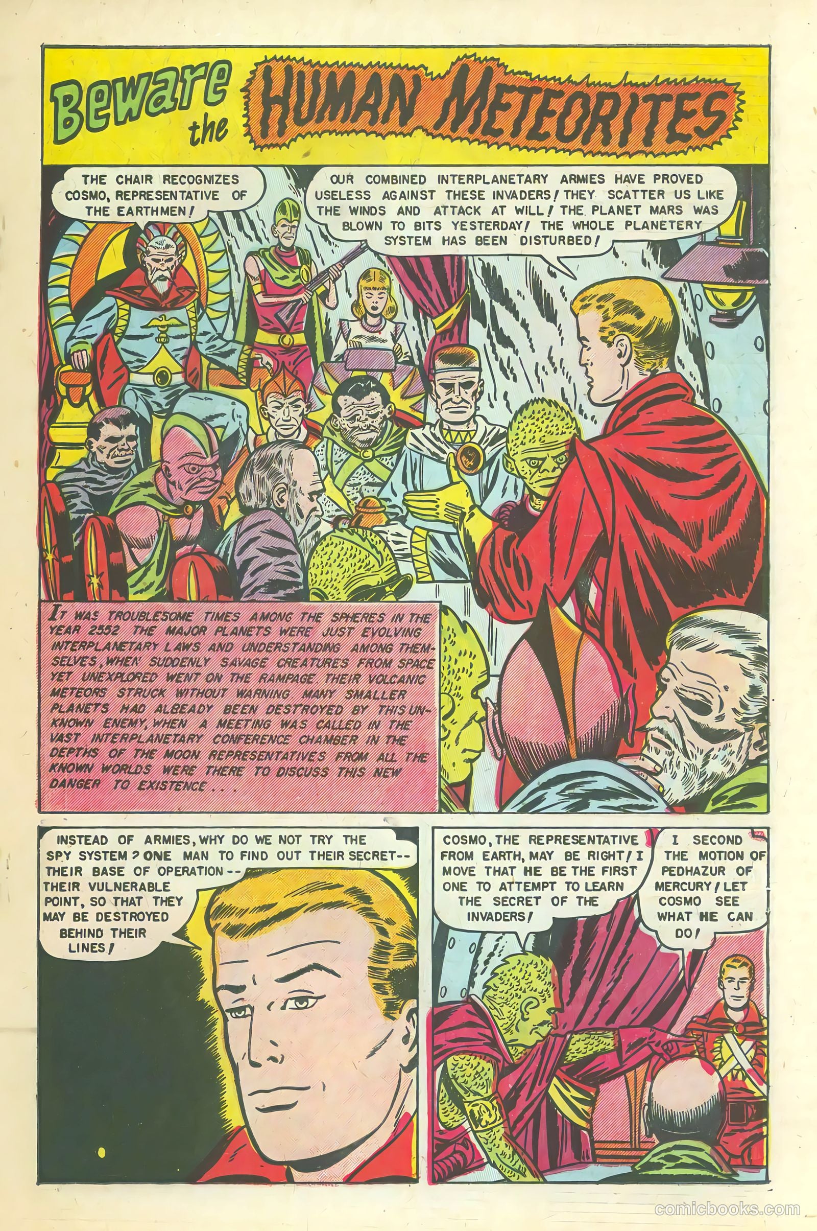 Space Action #3 (1952) — page 19 of 37