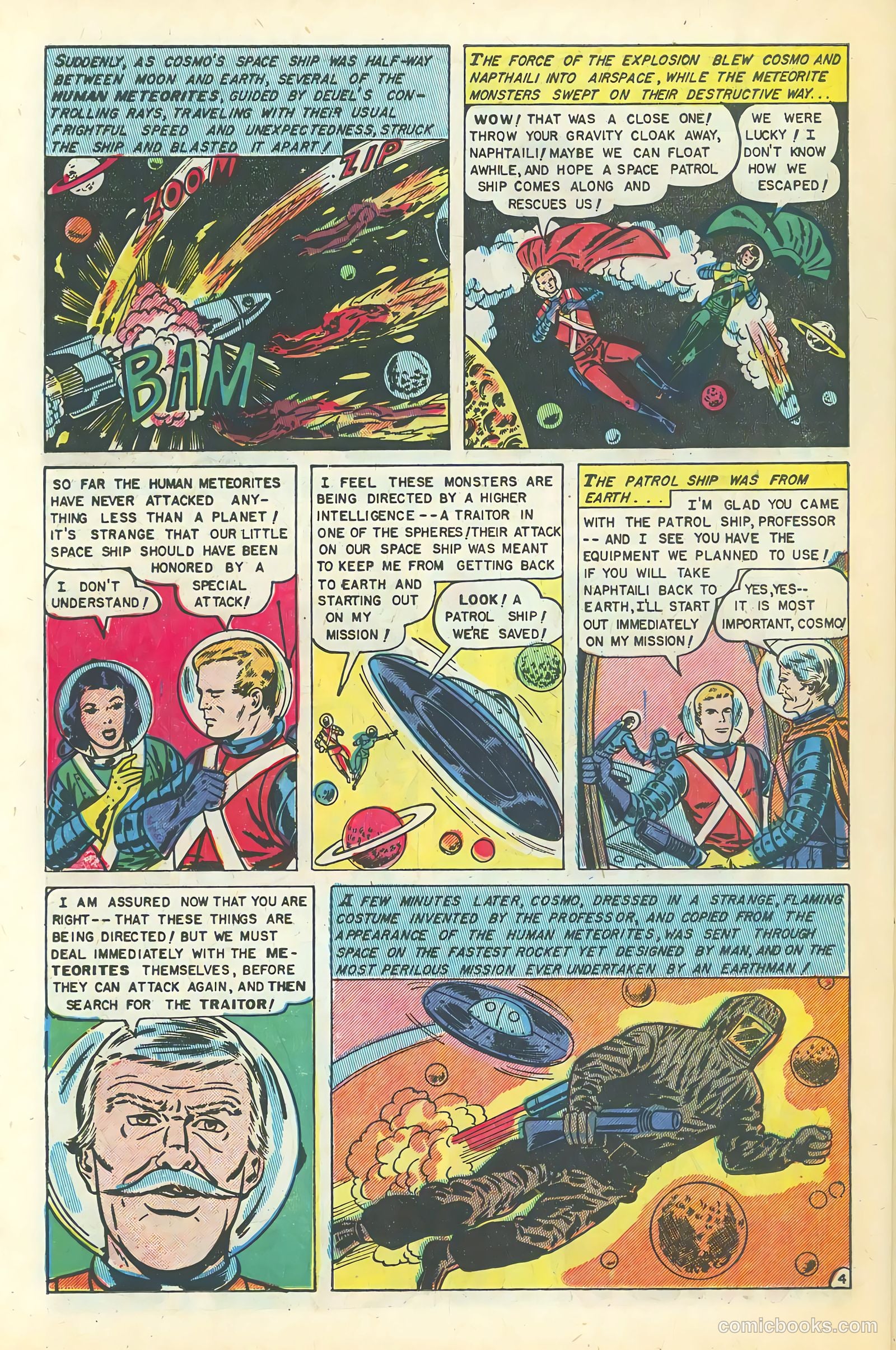 Space Action #3 (1952) — page 22 of 37