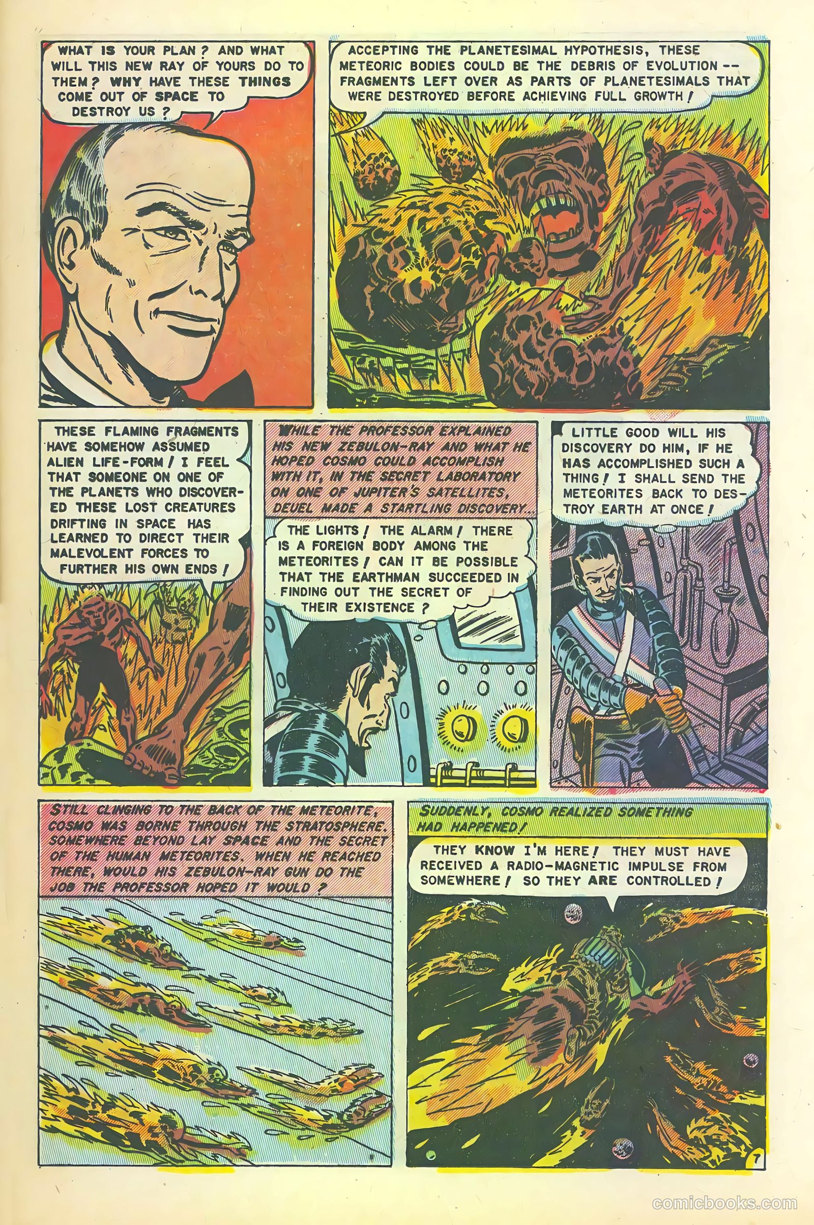 Space Action #3 (1952) — page 25 of 37
