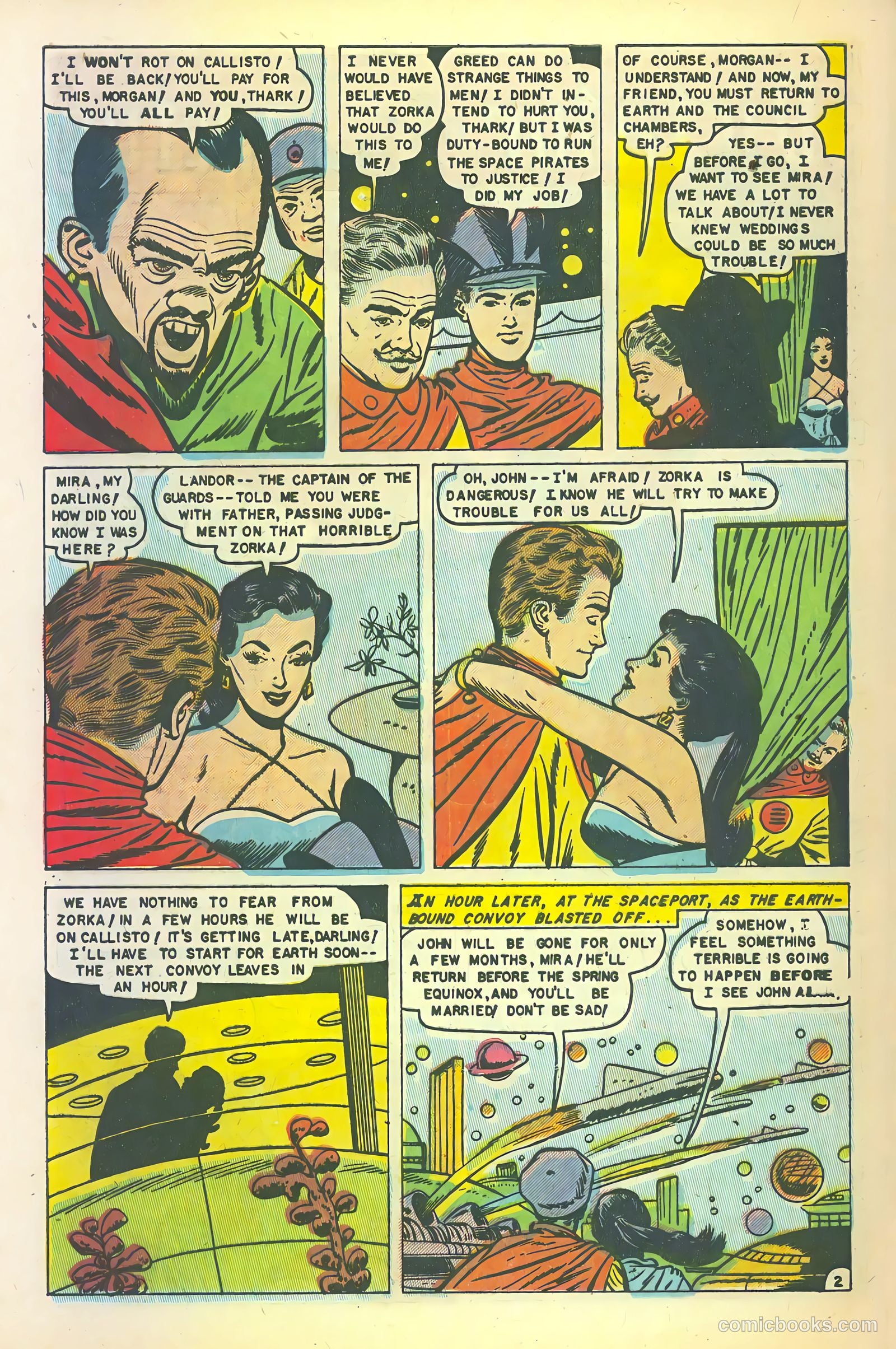 Space Action #3 (1952) — page 28 of 37