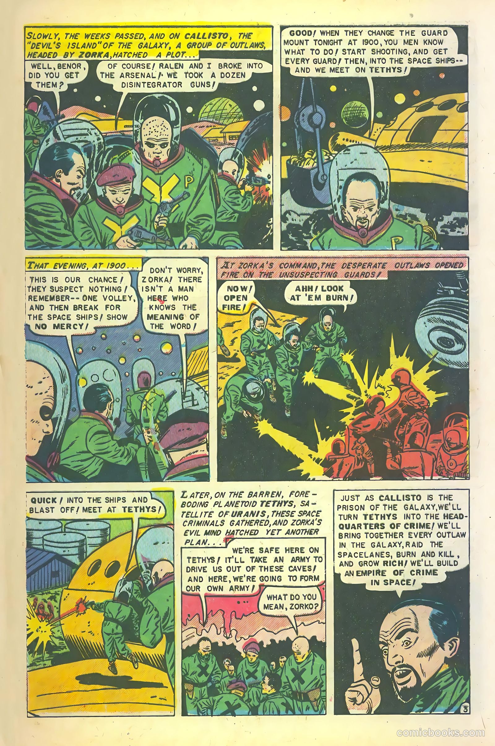 Space Action #3 (1952) — page 29 of 37