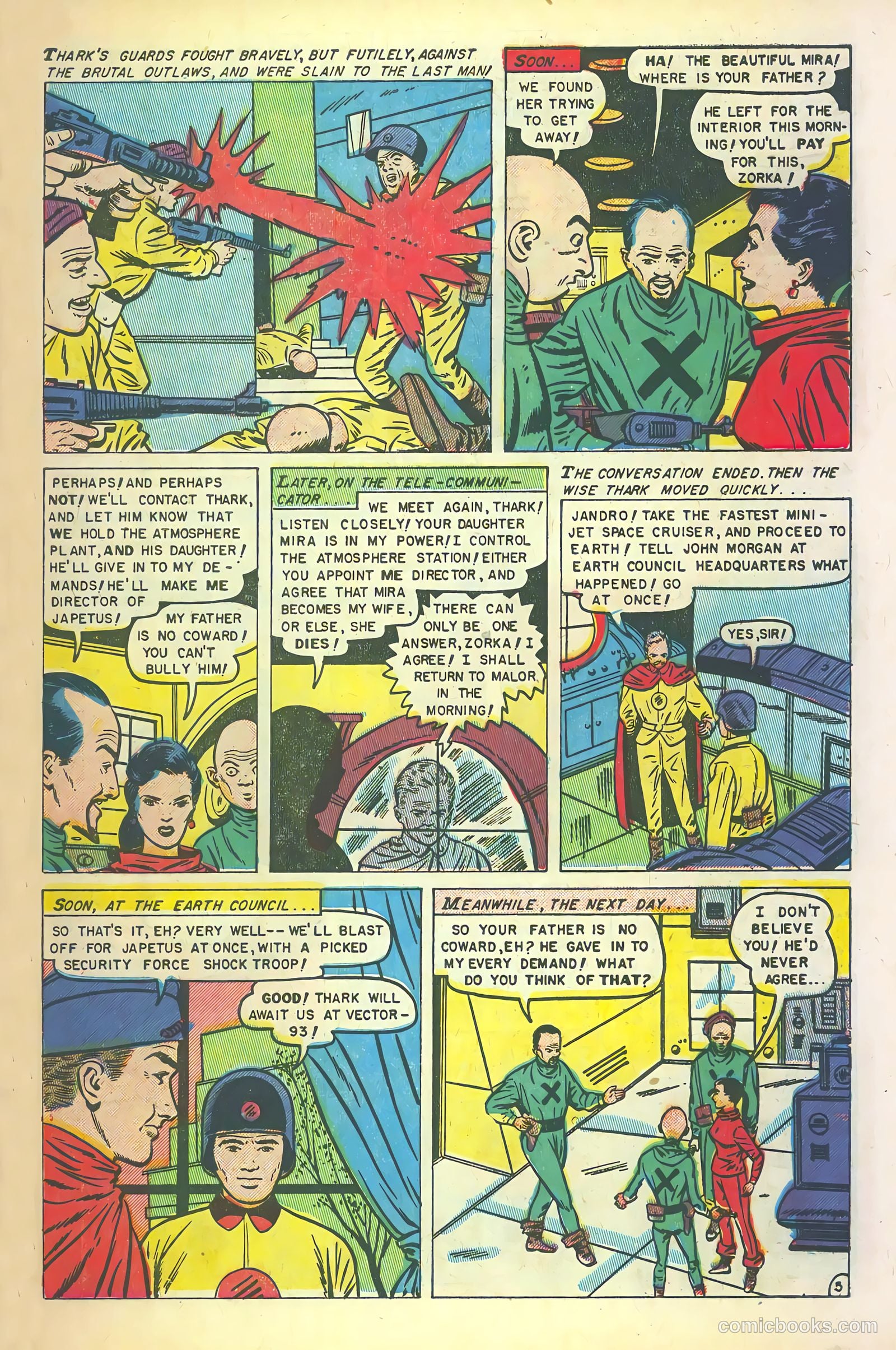 Space Action #3 (1952) — page 31 of 37