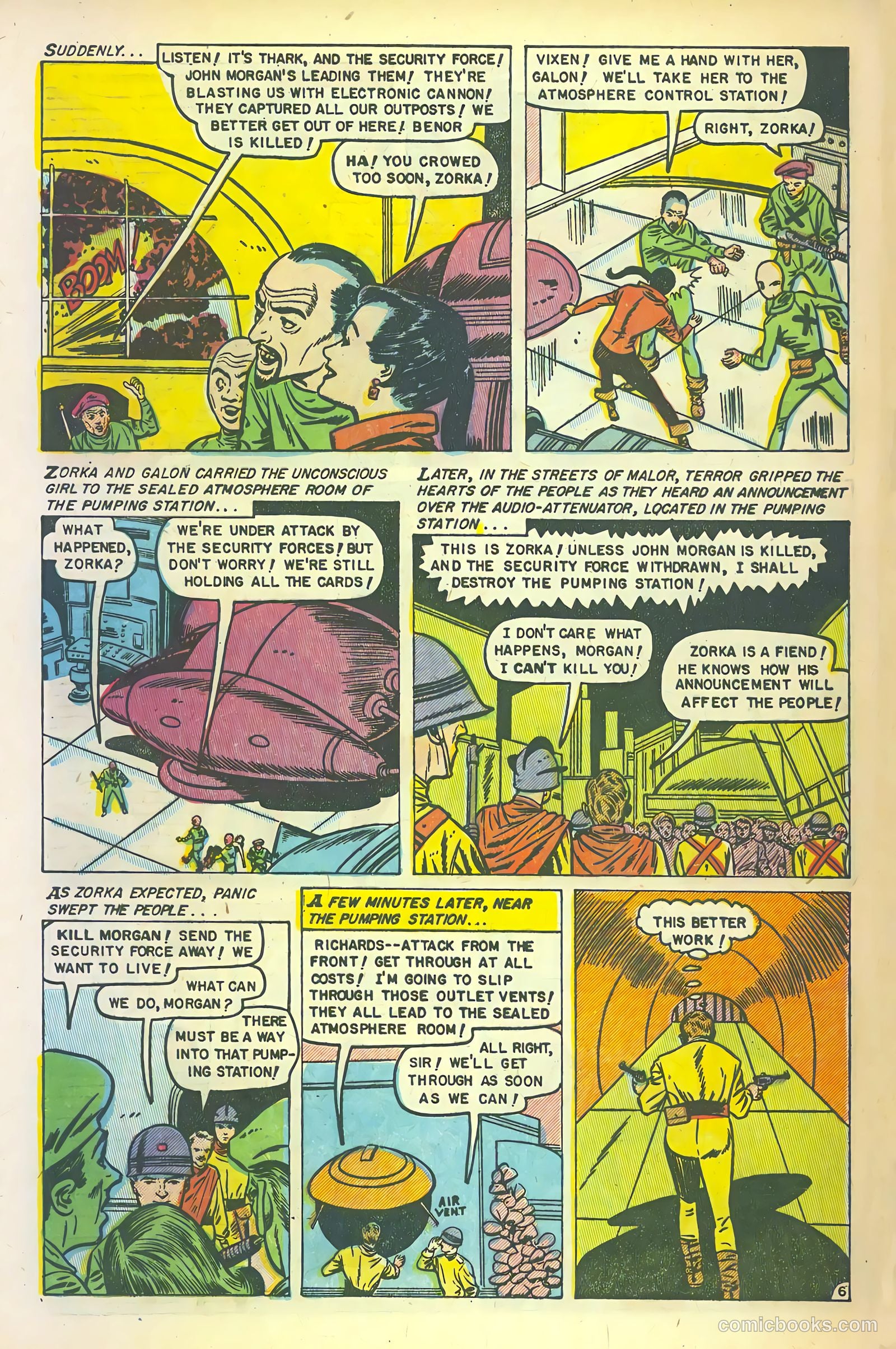 Space Action #3 (1952) — page 32 of 37