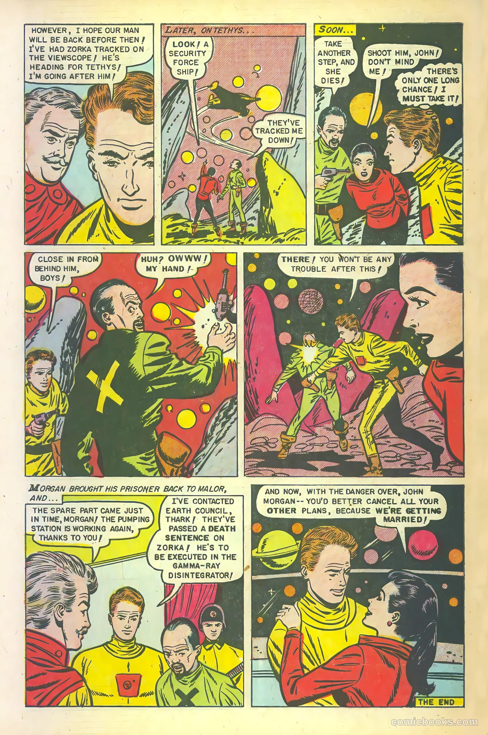 Space Action #3 (1952) — page 34 of 37