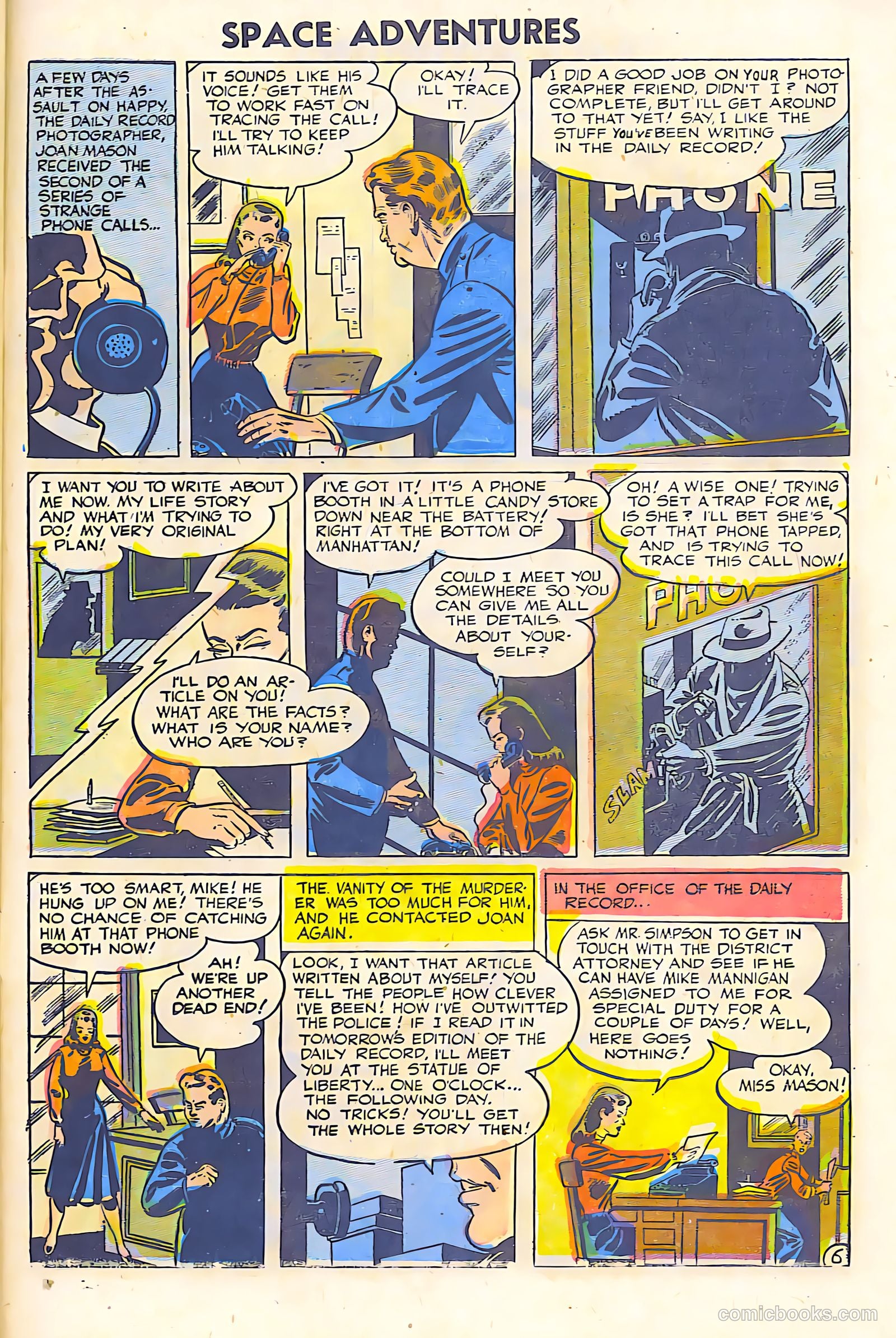 Space Adventures #14 (1955) — page 22 of 25