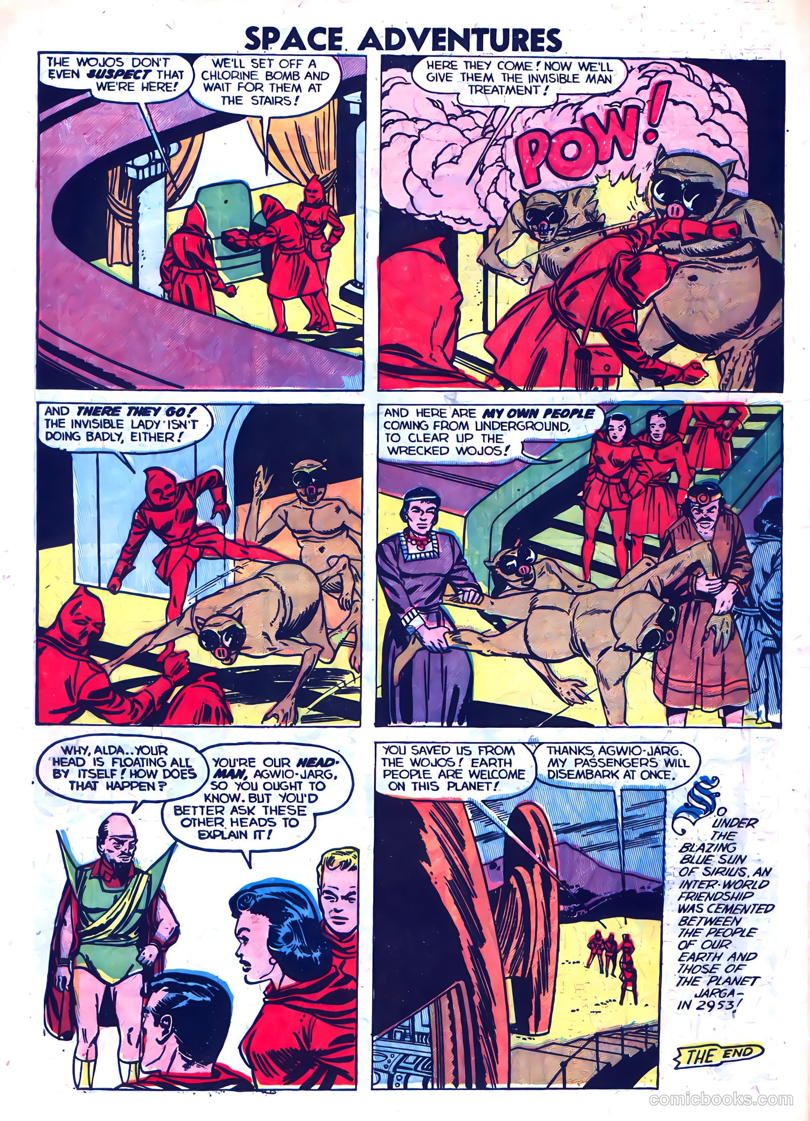 Space Adventures #5 (1953) — page 34 of 35