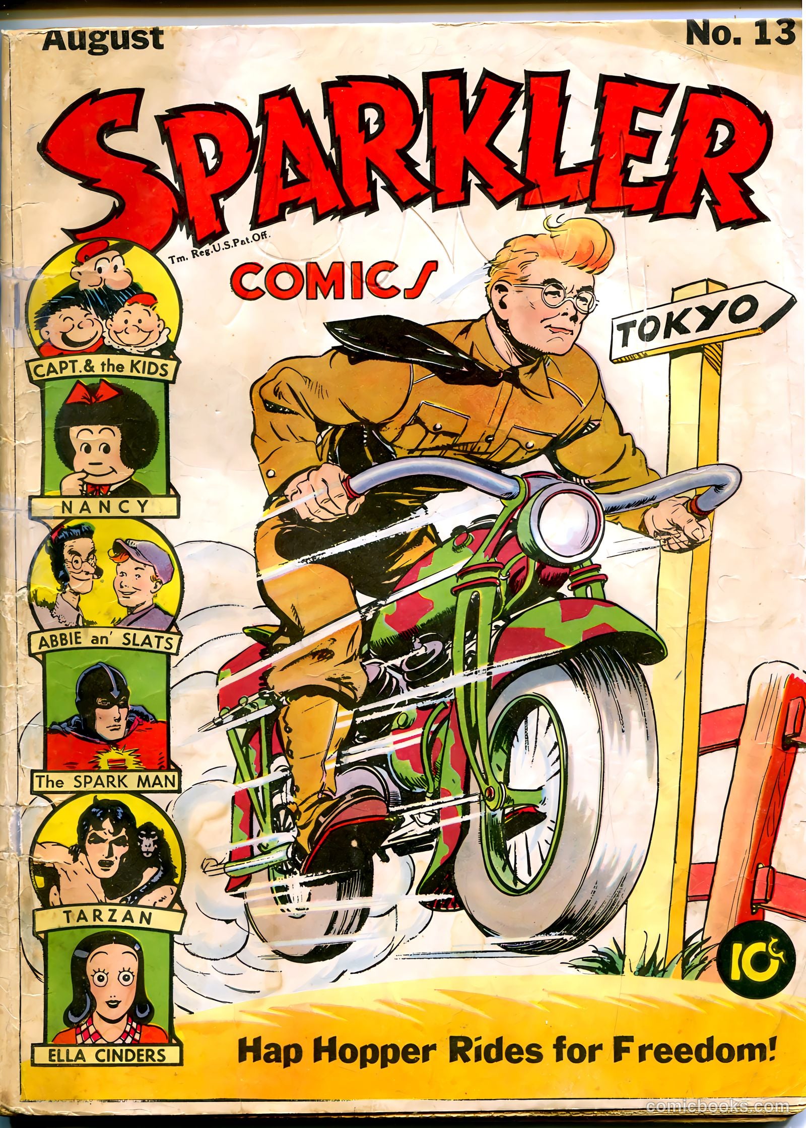 Sparkle Comics #13 cover