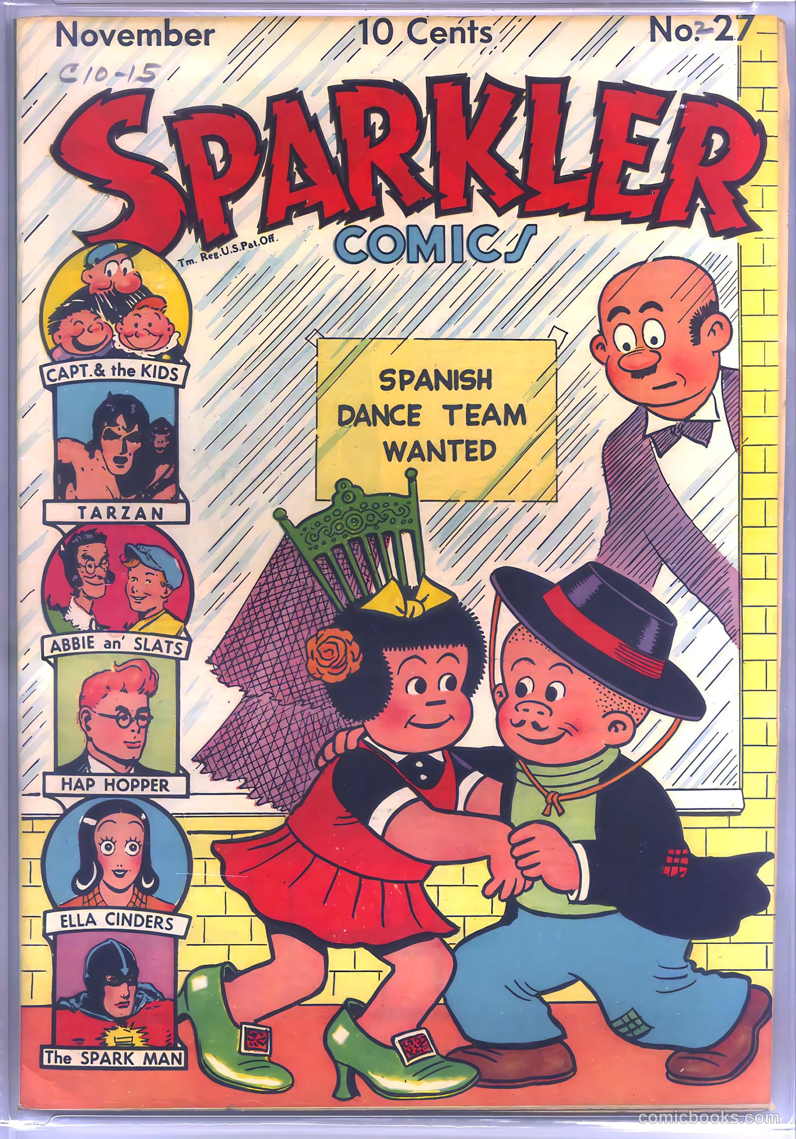 Sparkle Comics #27 cover