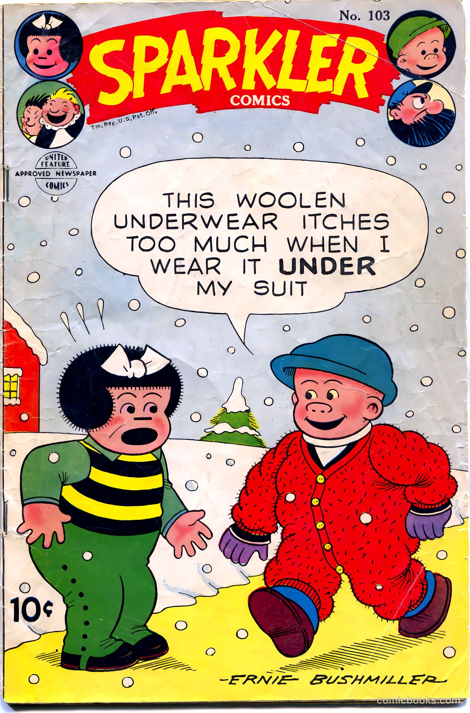 Sparkler Comics #103 cover