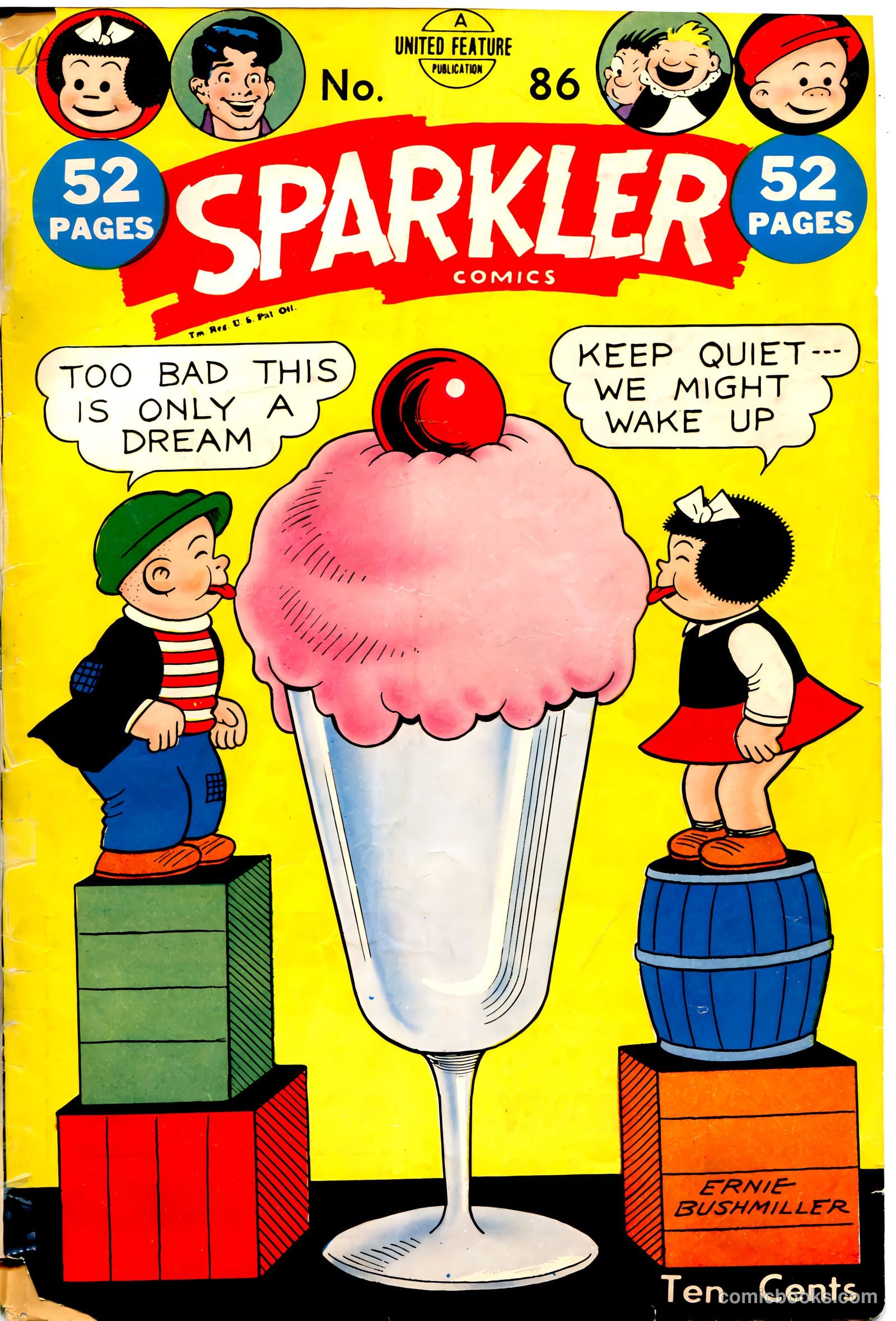Sparkler Comics #86 (1949) — page 1 of 34