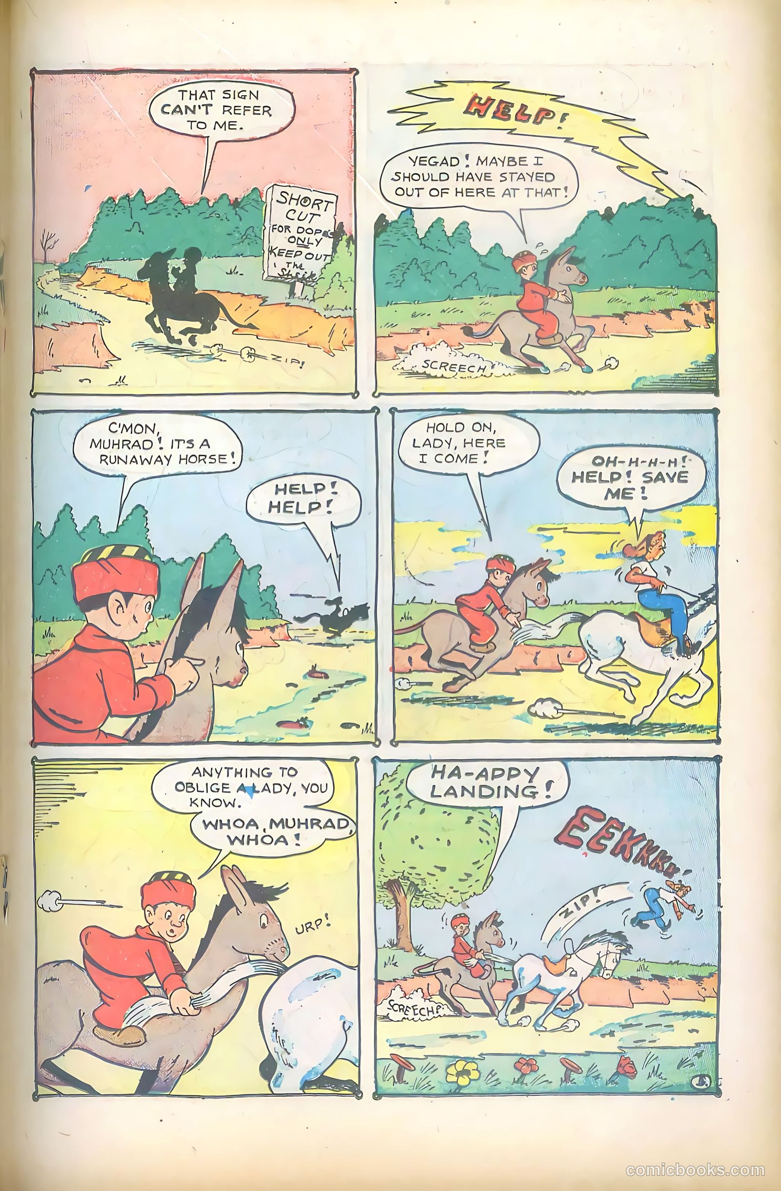 Sparkling Stars #15 (1946, Holyoke) — page 35 of 68