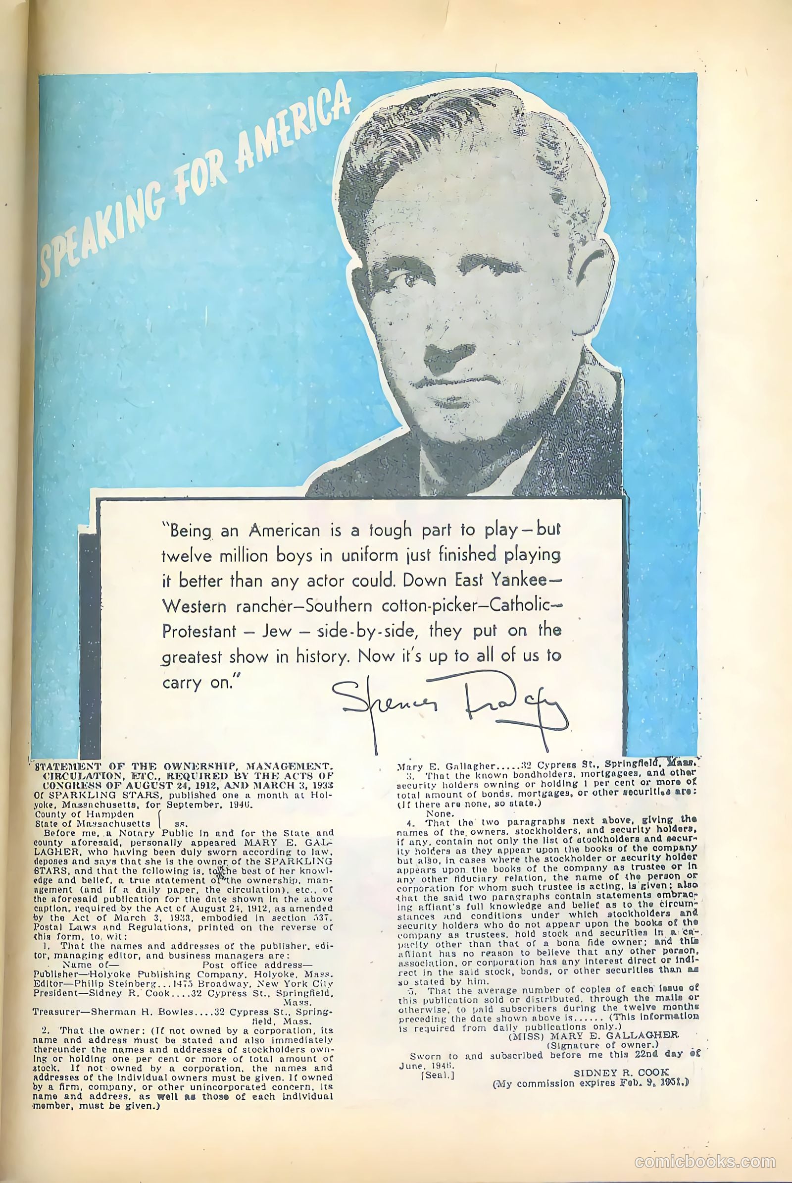 Sparkling Stars #17 (1946, Holyoke) — page 57 of 68