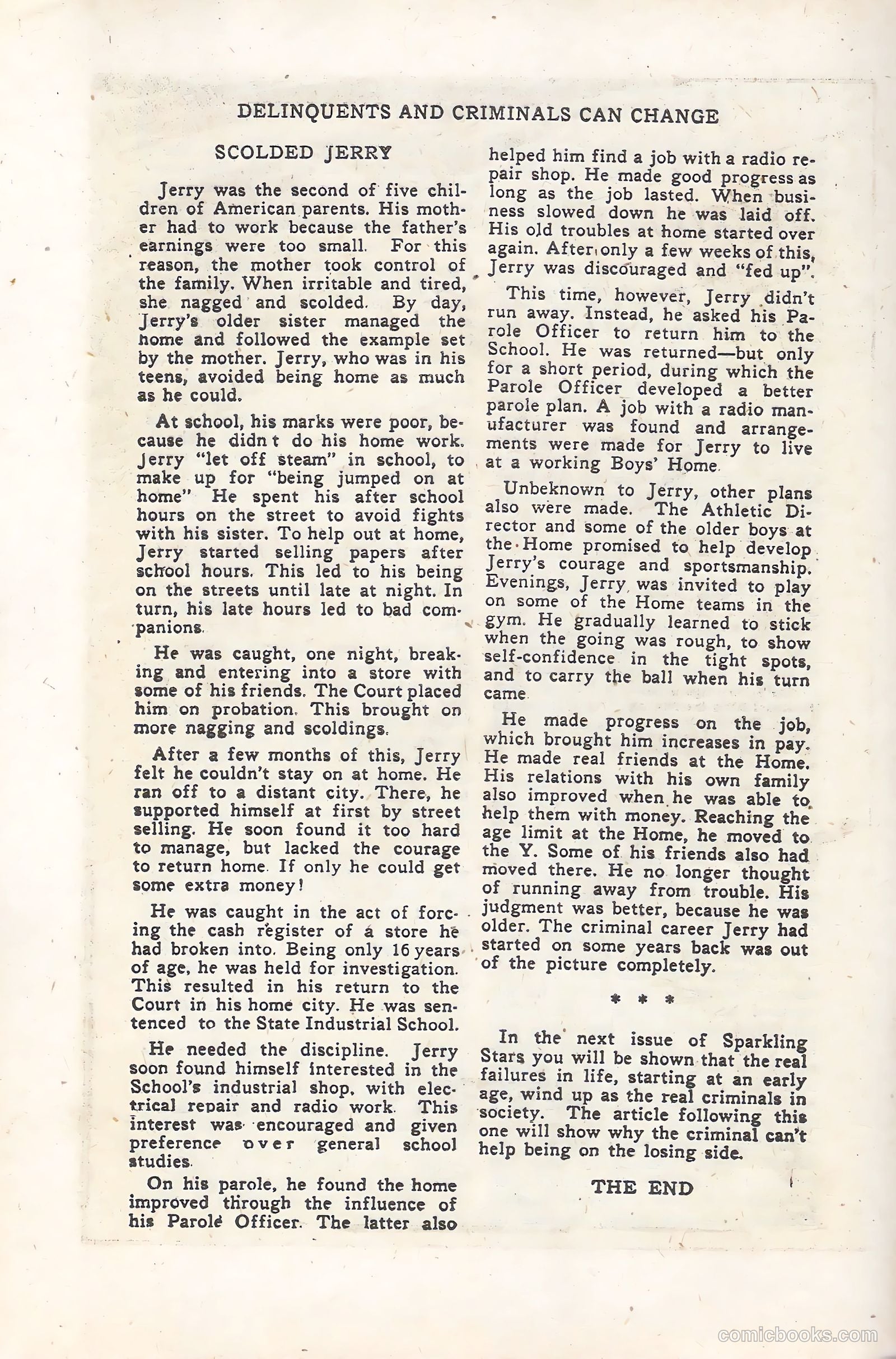 Sparkling Stars #33 (1948, Holyoke) — page 12 of 68