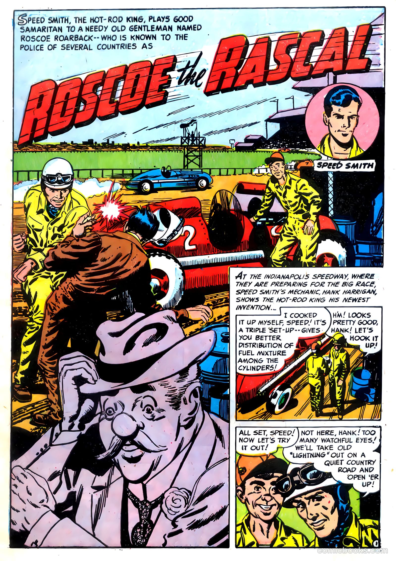 Speed Smith, the Hot Rod King #1 (1952) — page 4