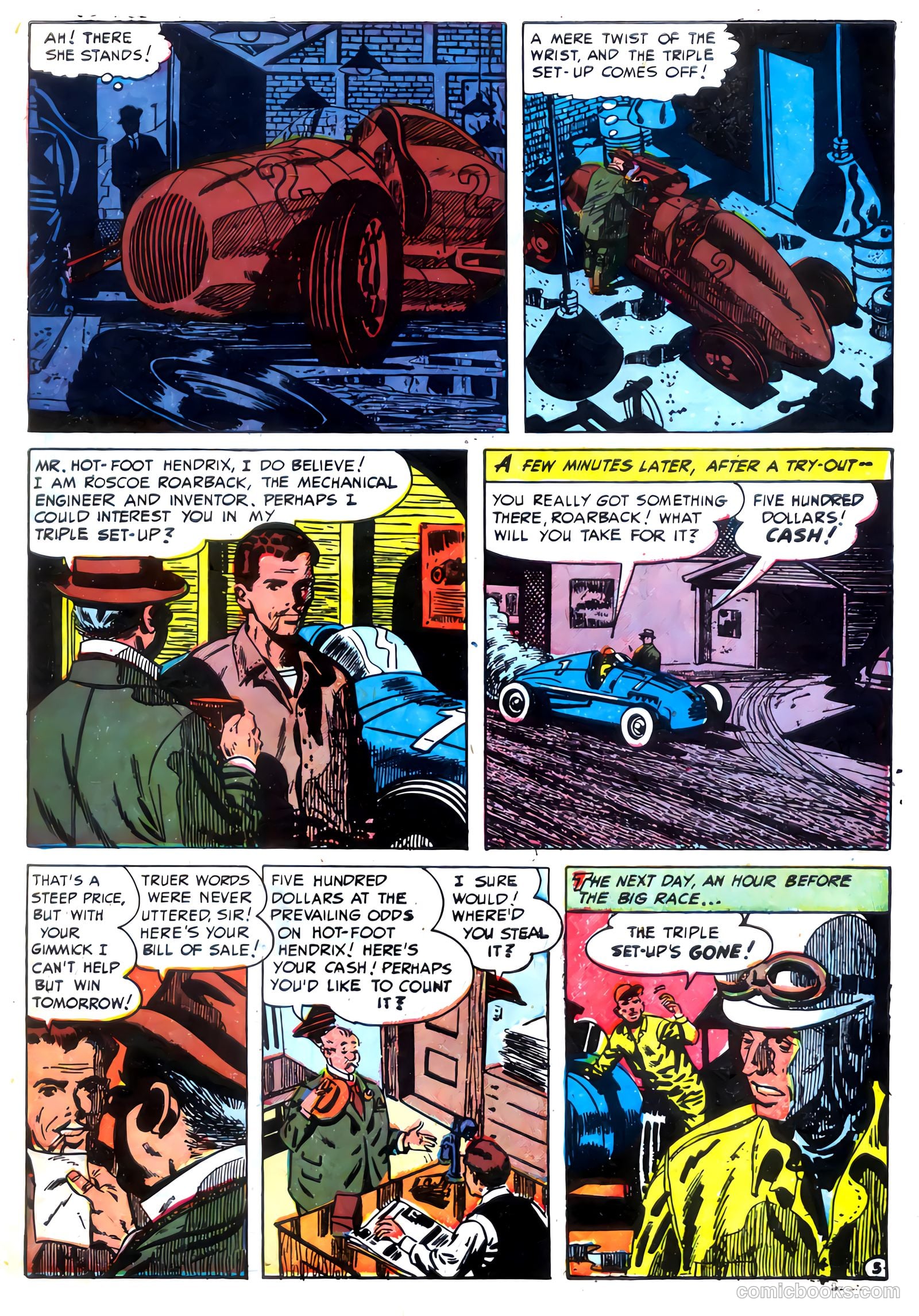 Speed Smith, the Hot Rod King #1 (1952) — page 8