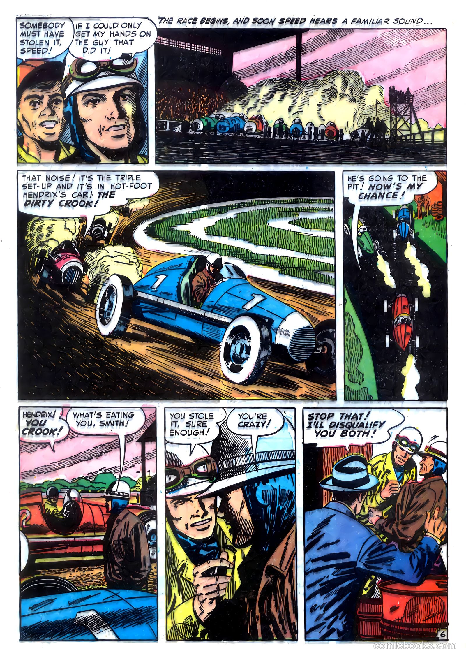 Speed Smith, the Hot Rod King #1 (1952) — page 9
