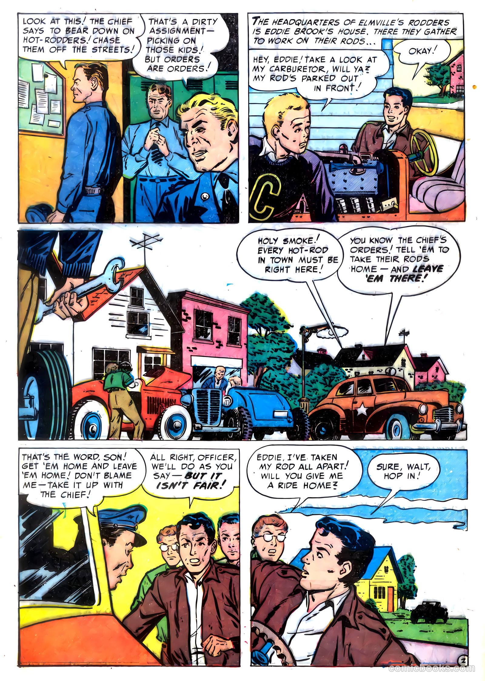 Speed Smith, the Hot Rod King #1 (1952) — page 13