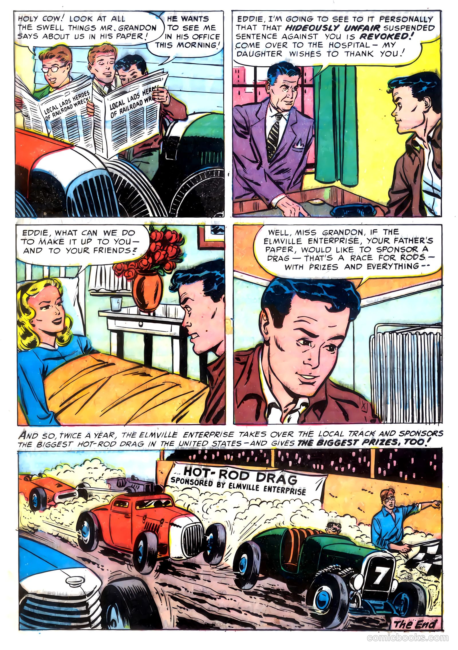 Speed Smith, the Hot Rod King #1 (1952) — page 18