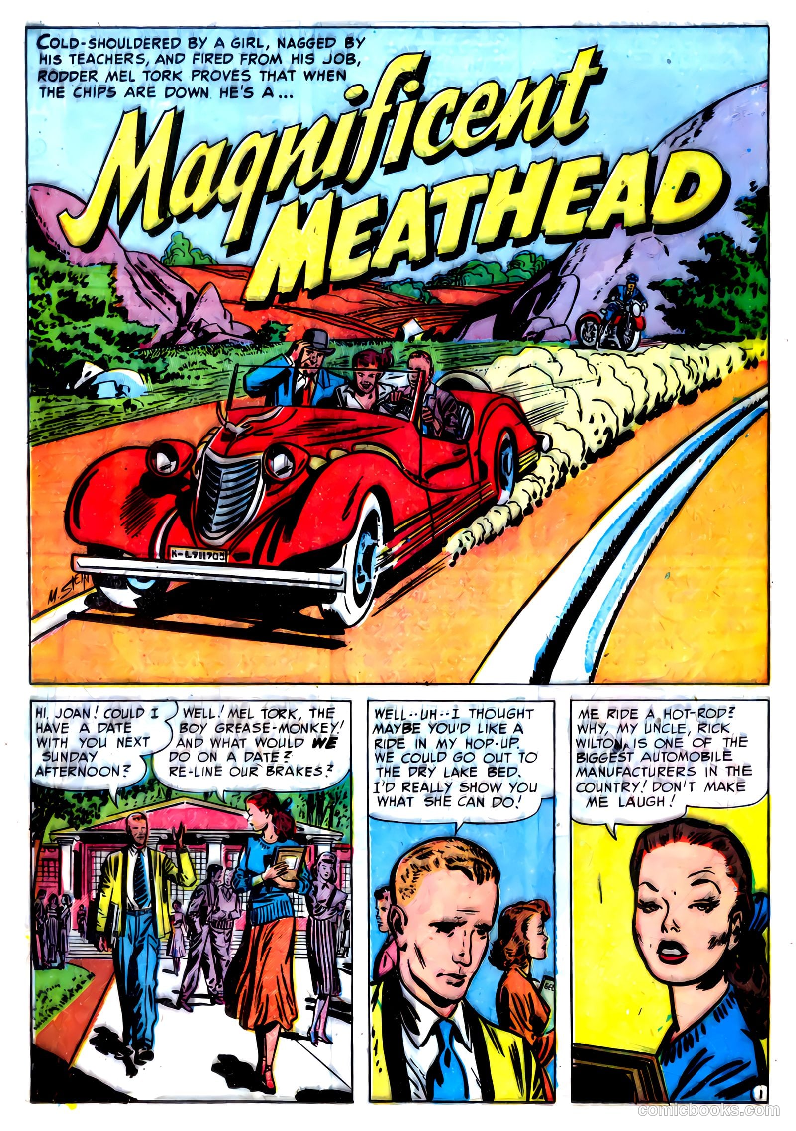 Speed Smith, the Hot Rod King #1 (1952) — page 25