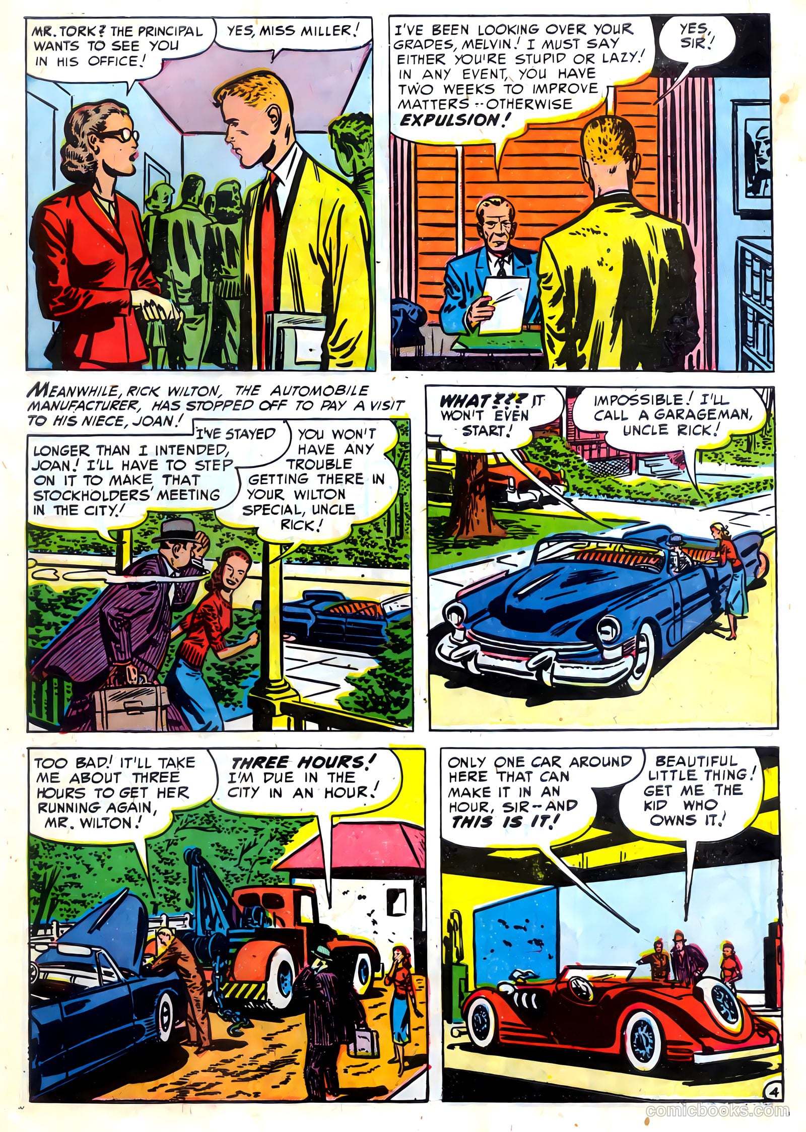 Speed Smith, the Hot Rod King #1 (1952) — page 28