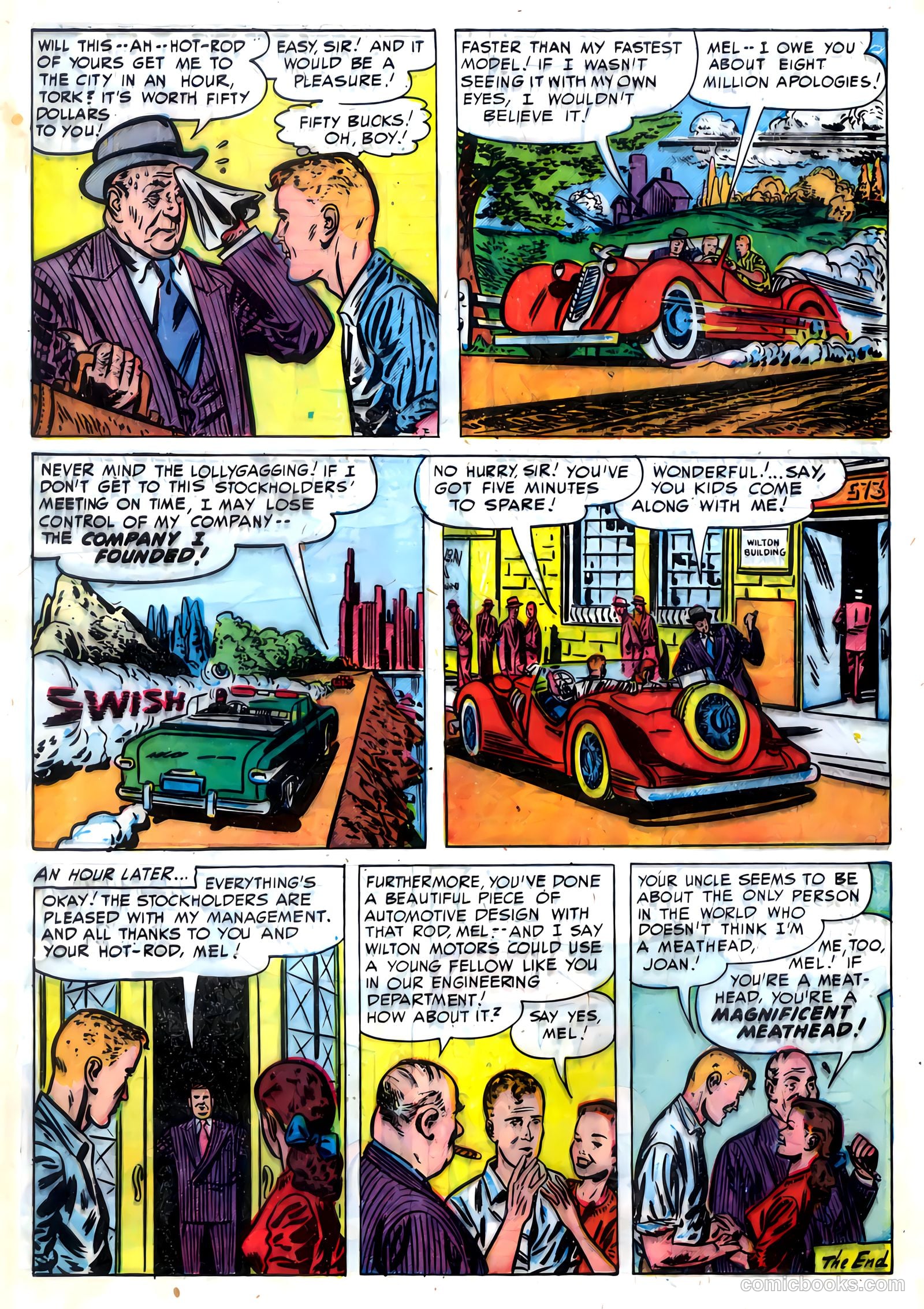 Speed Smith, the Hot Rod King #1 (1952) — page 29
