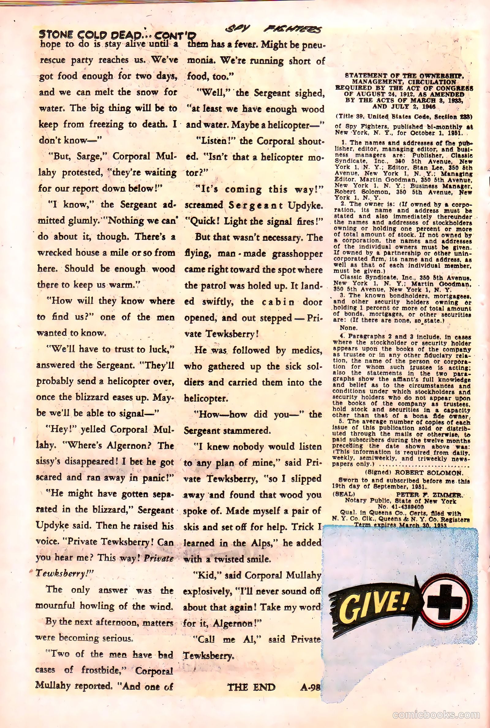 Spy Cases #26 (1950, Bell Features) — page 18 of 36