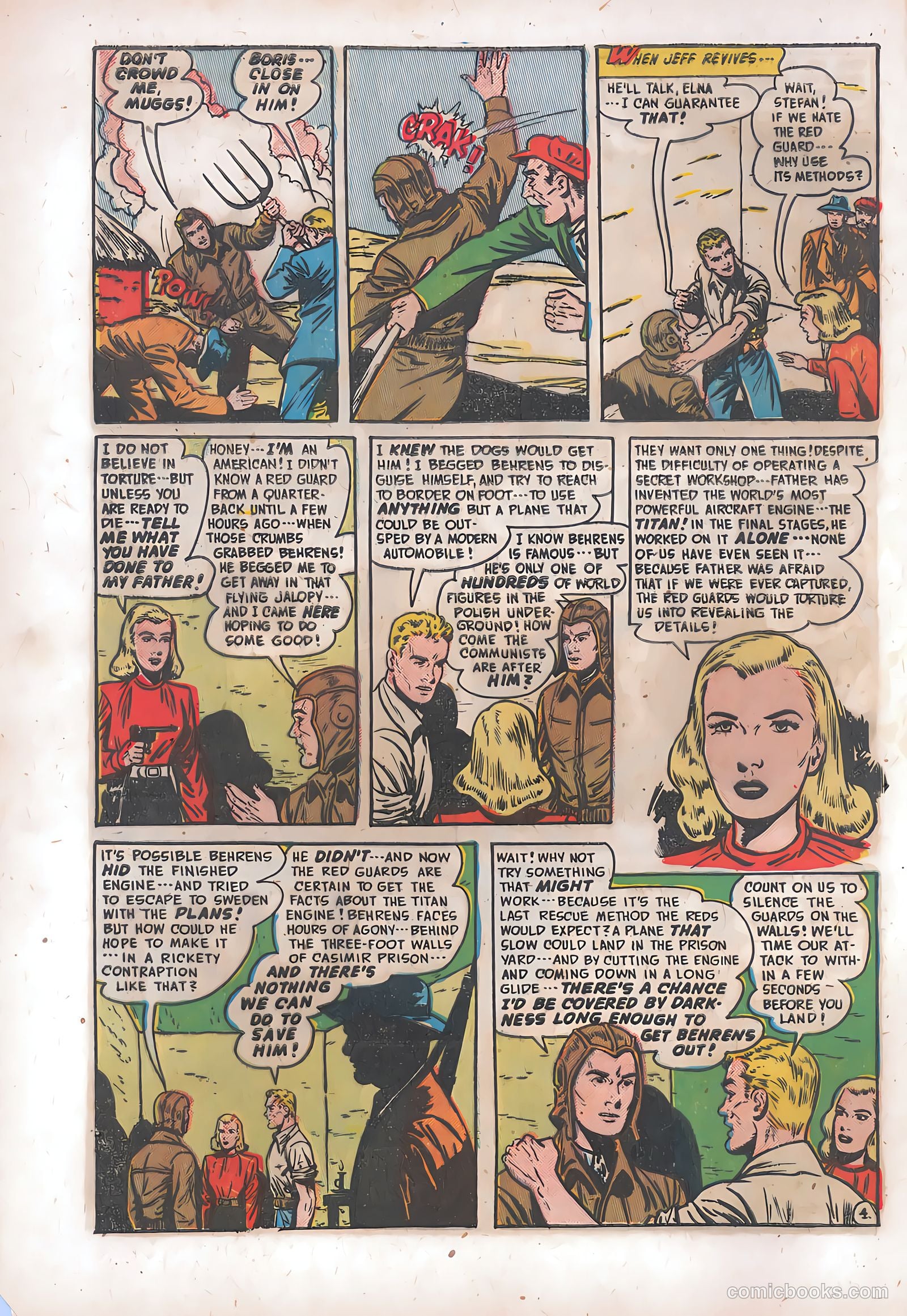 Spy-Hunters #18 (1952) — page 6 of 36