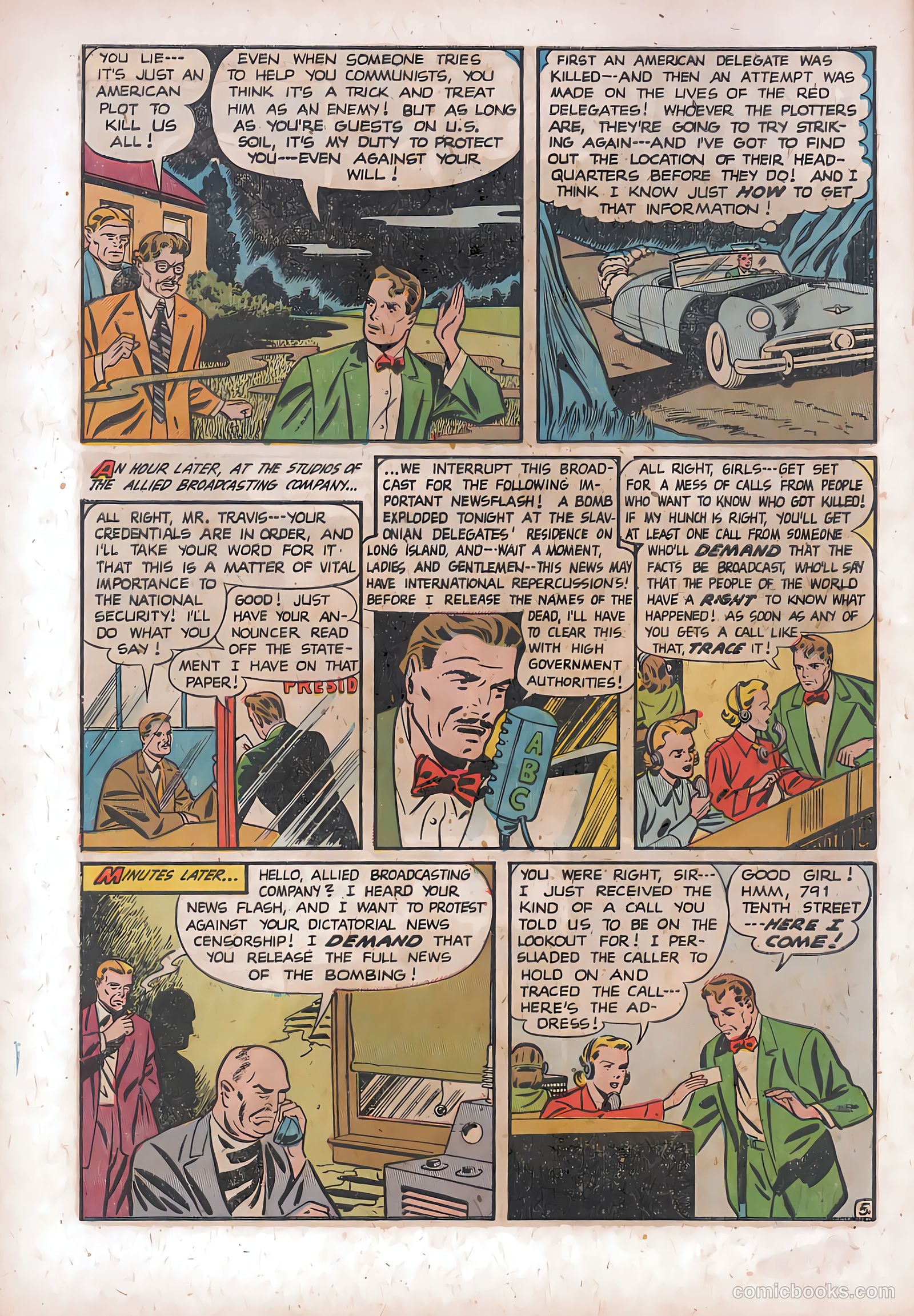 Spy-Hunters #18 (1952) — page 28 of 36