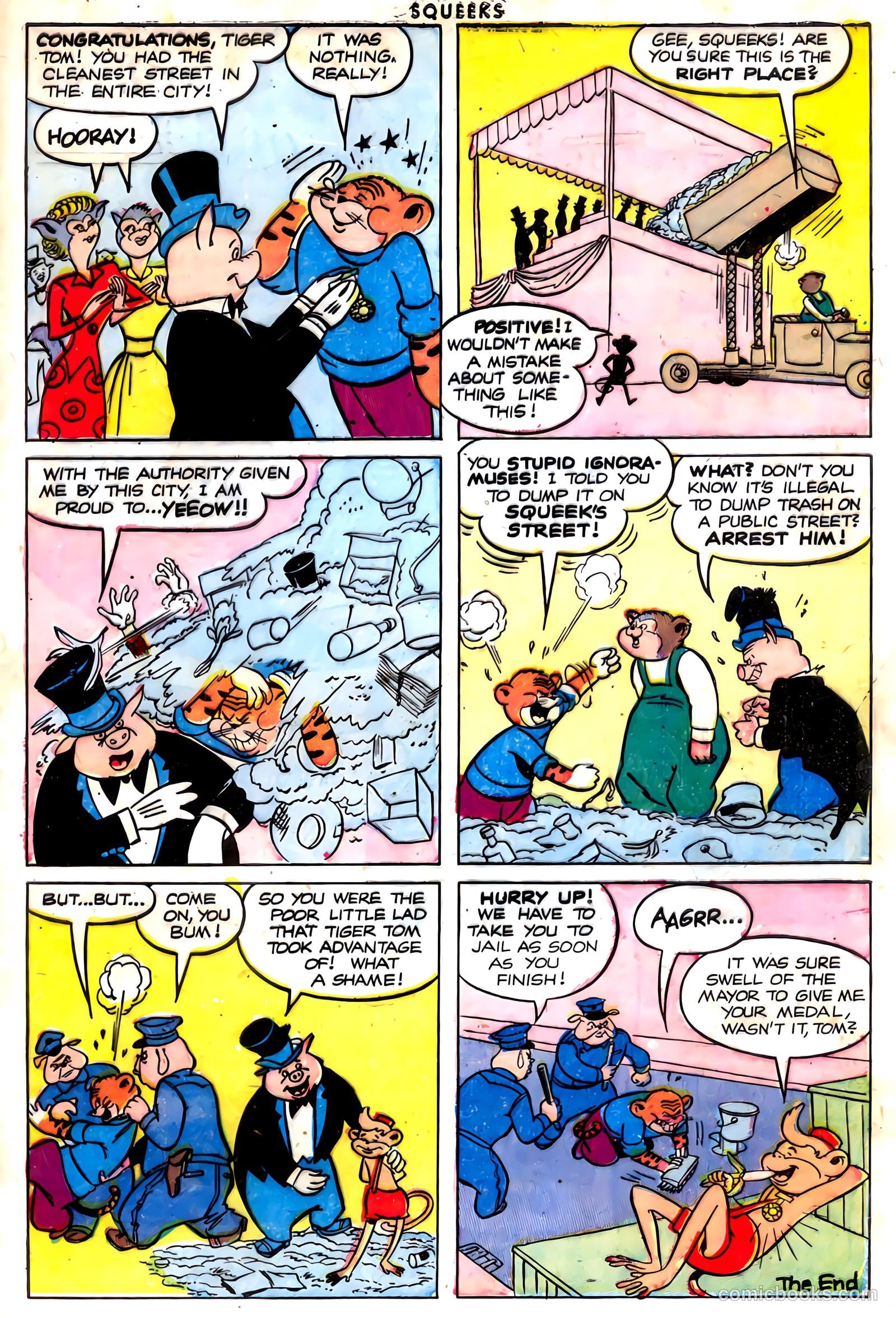 Squeeks #2 (1953, Lev Gleason Publications, Inc.) — page 33 of 36