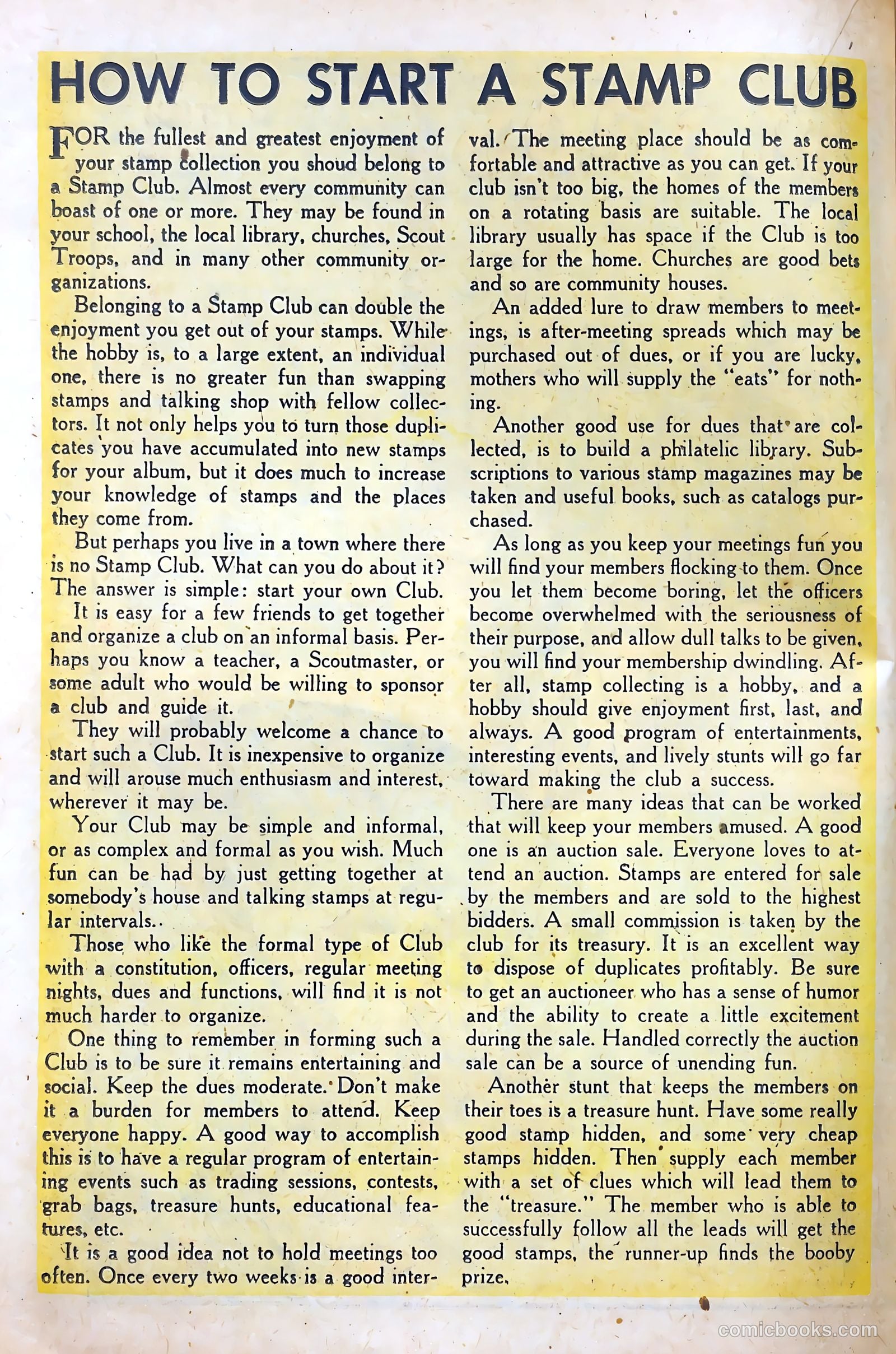 Stamp Comics #5 (1952) — page 20 of 37