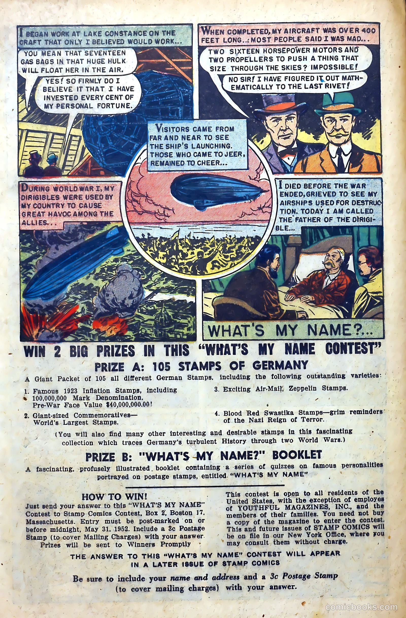 Stamp Comics #6 (1952) — page 34 of 37