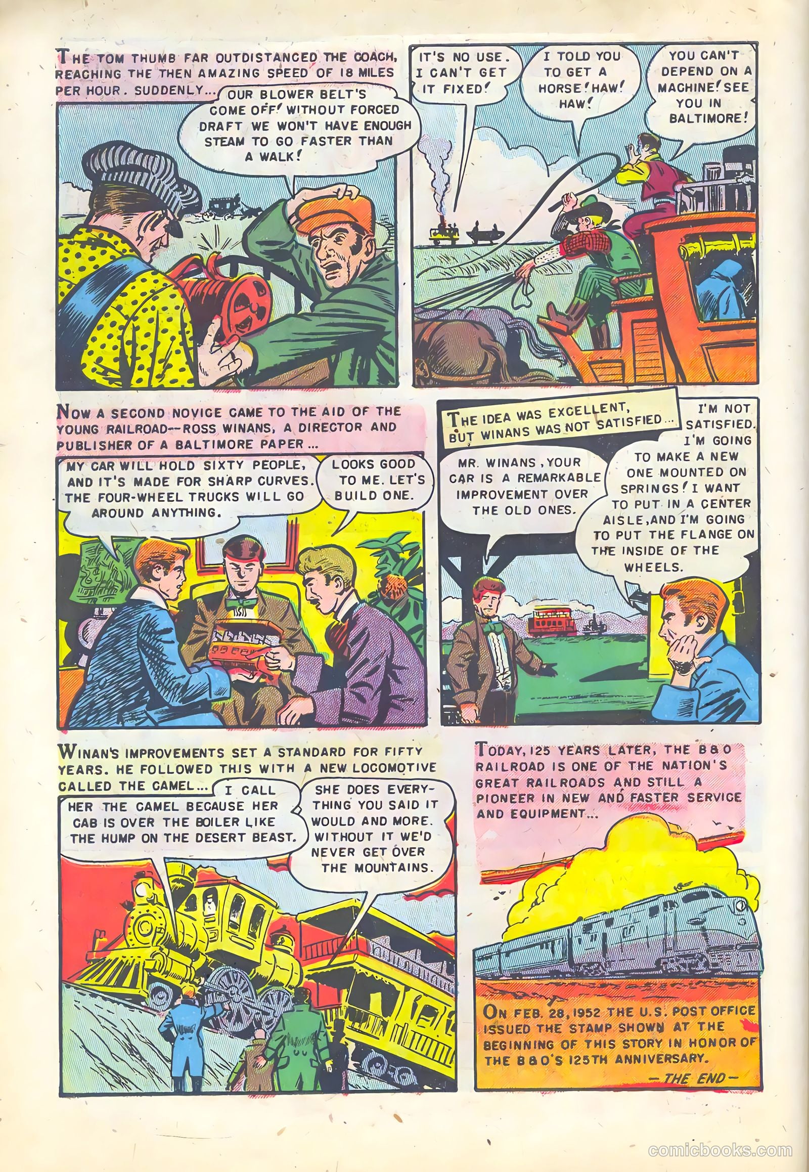 Stamp Comics #7 (1952) — page 6