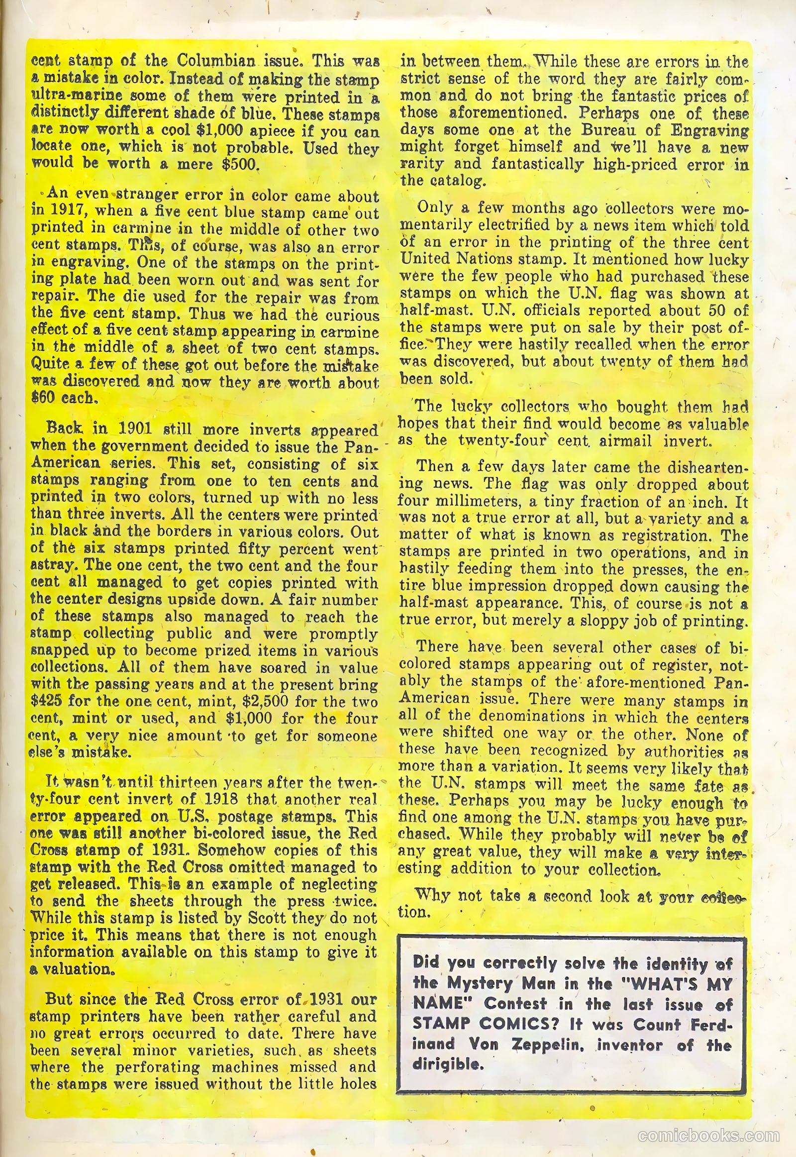 Stamp Comics #7 (1952) — page 21