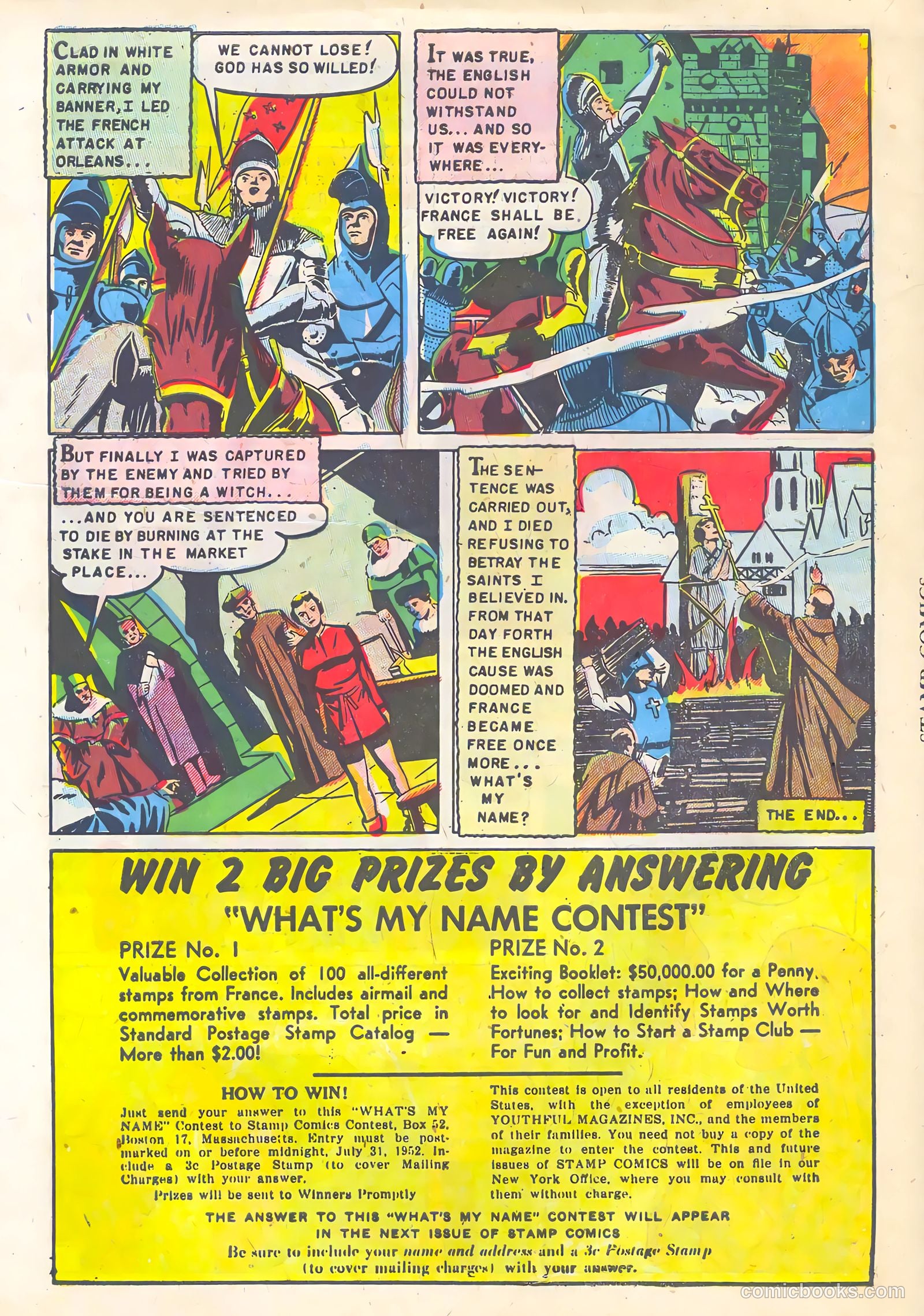 Stamp Comics #7 (1952) — page 34