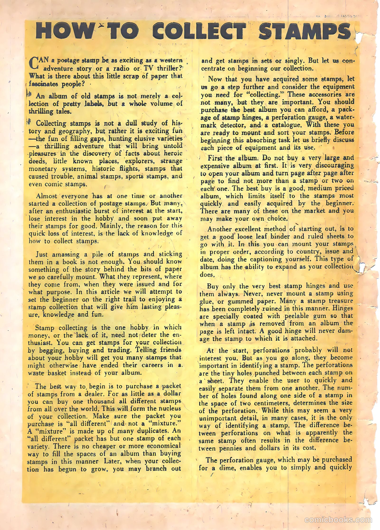 Stamps Comics #1 (1951) — page 28