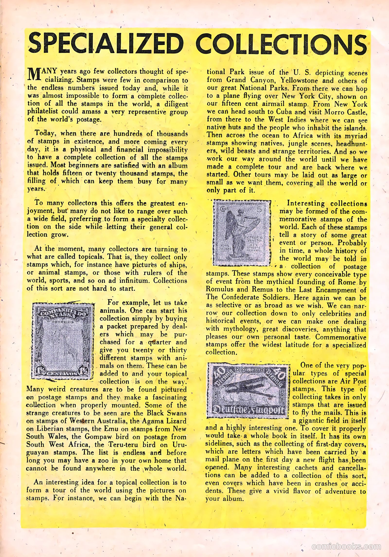 Stamps Comics #2 (1951) — page 16